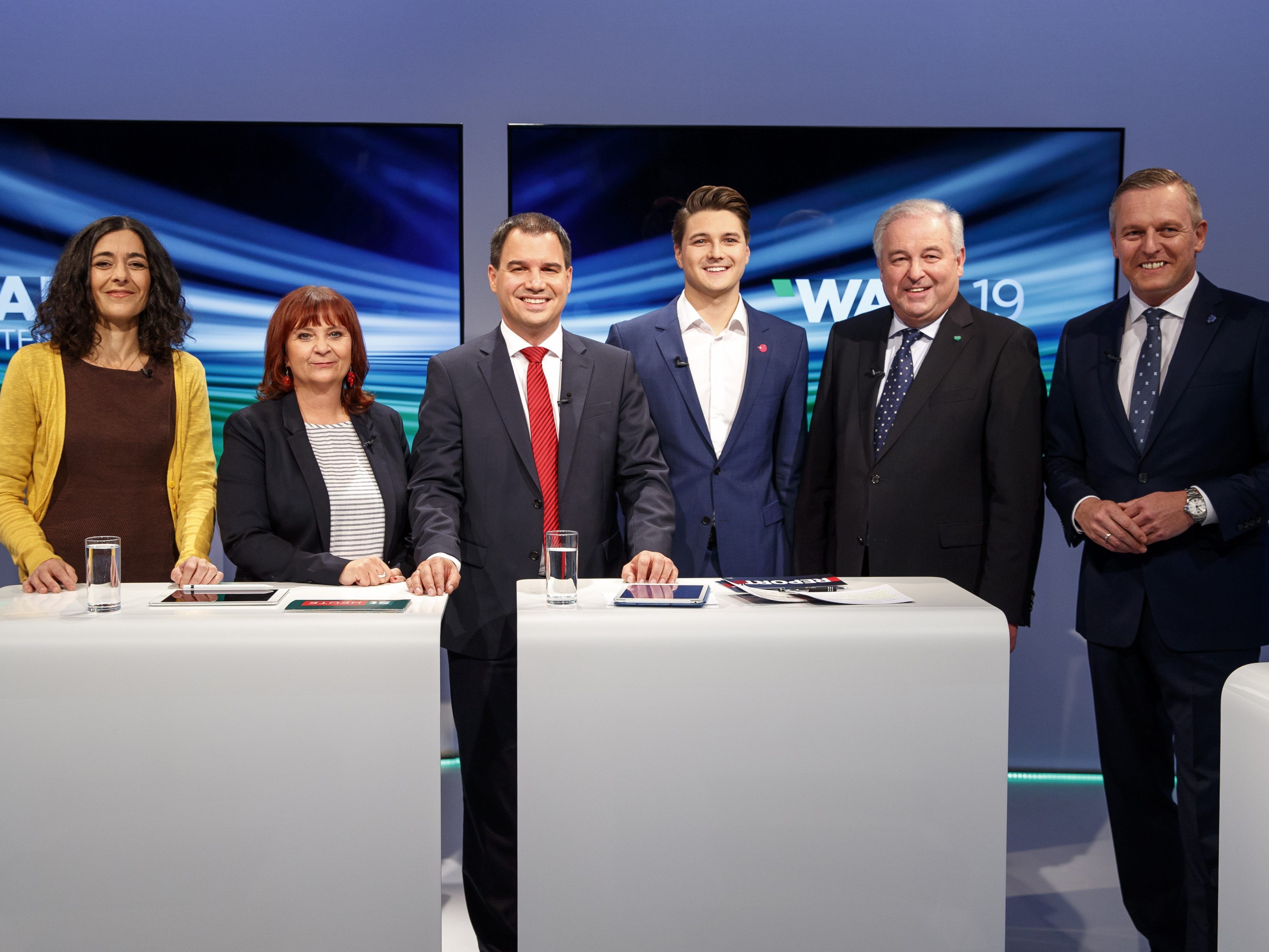 Die erste Hochrechnung zur Steiermark-Wahl 2019.
