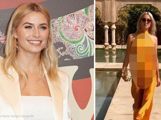 Lena Gercke sorgt wieder einmal mit einem sexy Look für Aufsehen.