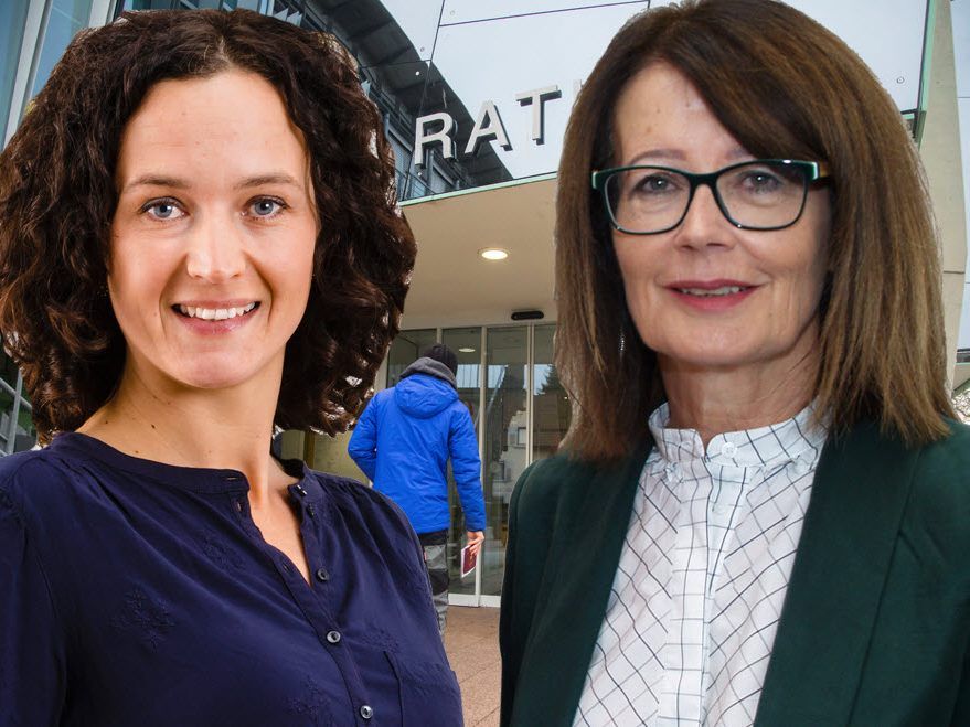 Eva Hammerer (li) will Vizebürgermeisterin werden - Mair wird Bürgermeisterin