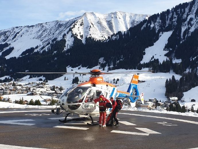 Am Wochenende ereigneten sich zahlreiche Unfälle auf Vorarlbergs Skipisten.