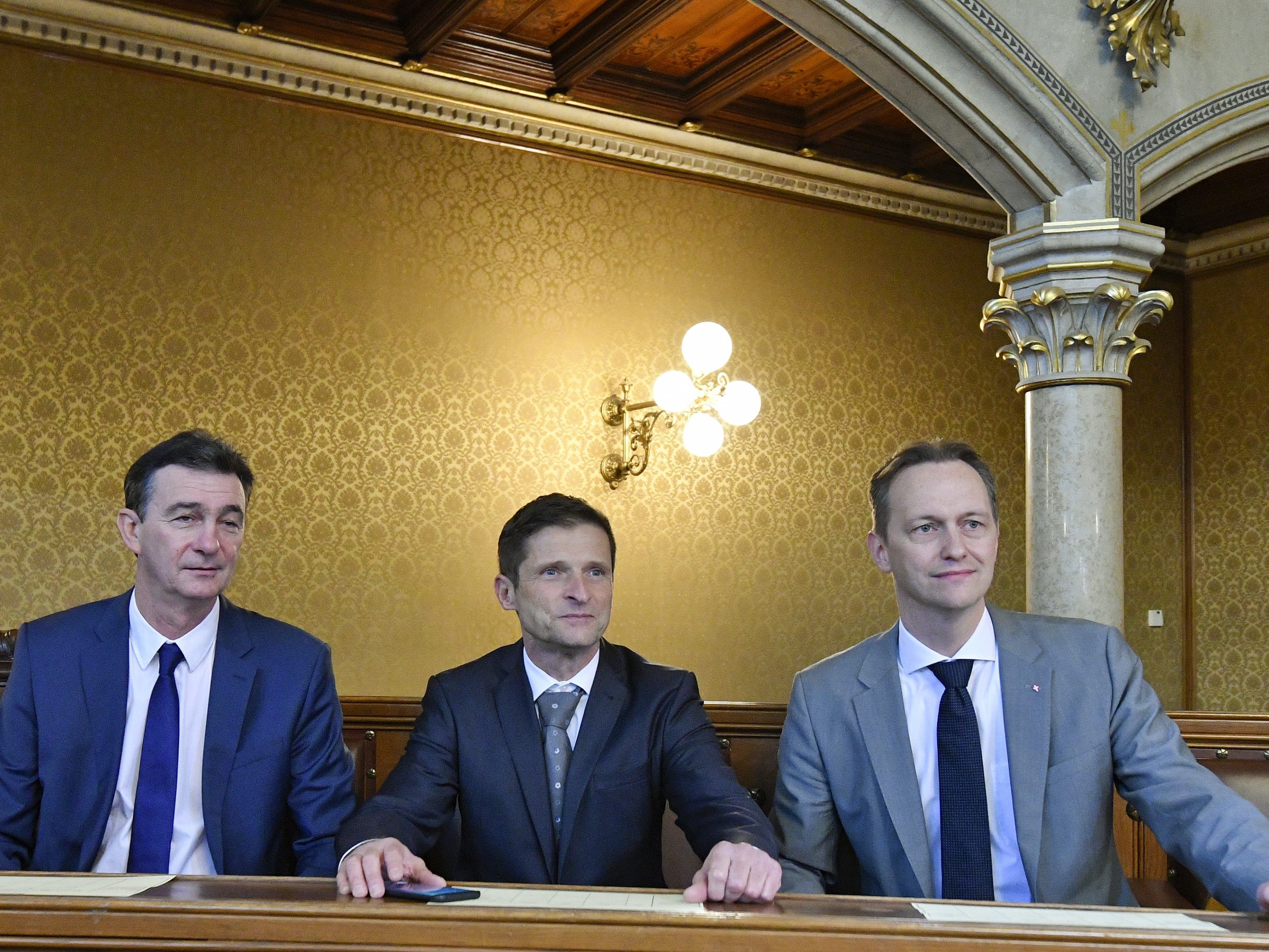 Momentan besteht die DAÖ nur aus Baron (L), Kops (M) und Handler.