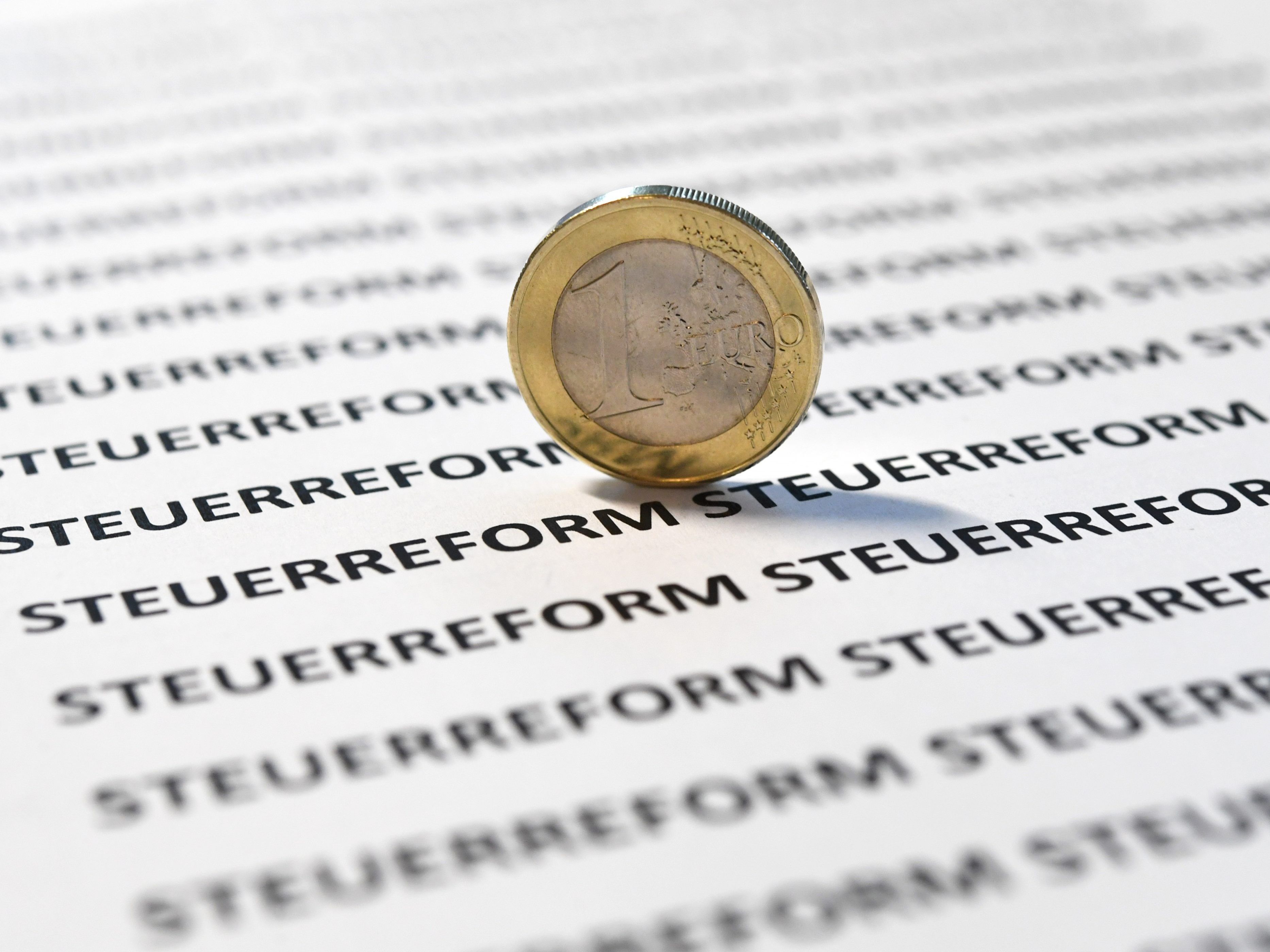 Regierungsprogramm Türkis-Grün: Thema Steuern.