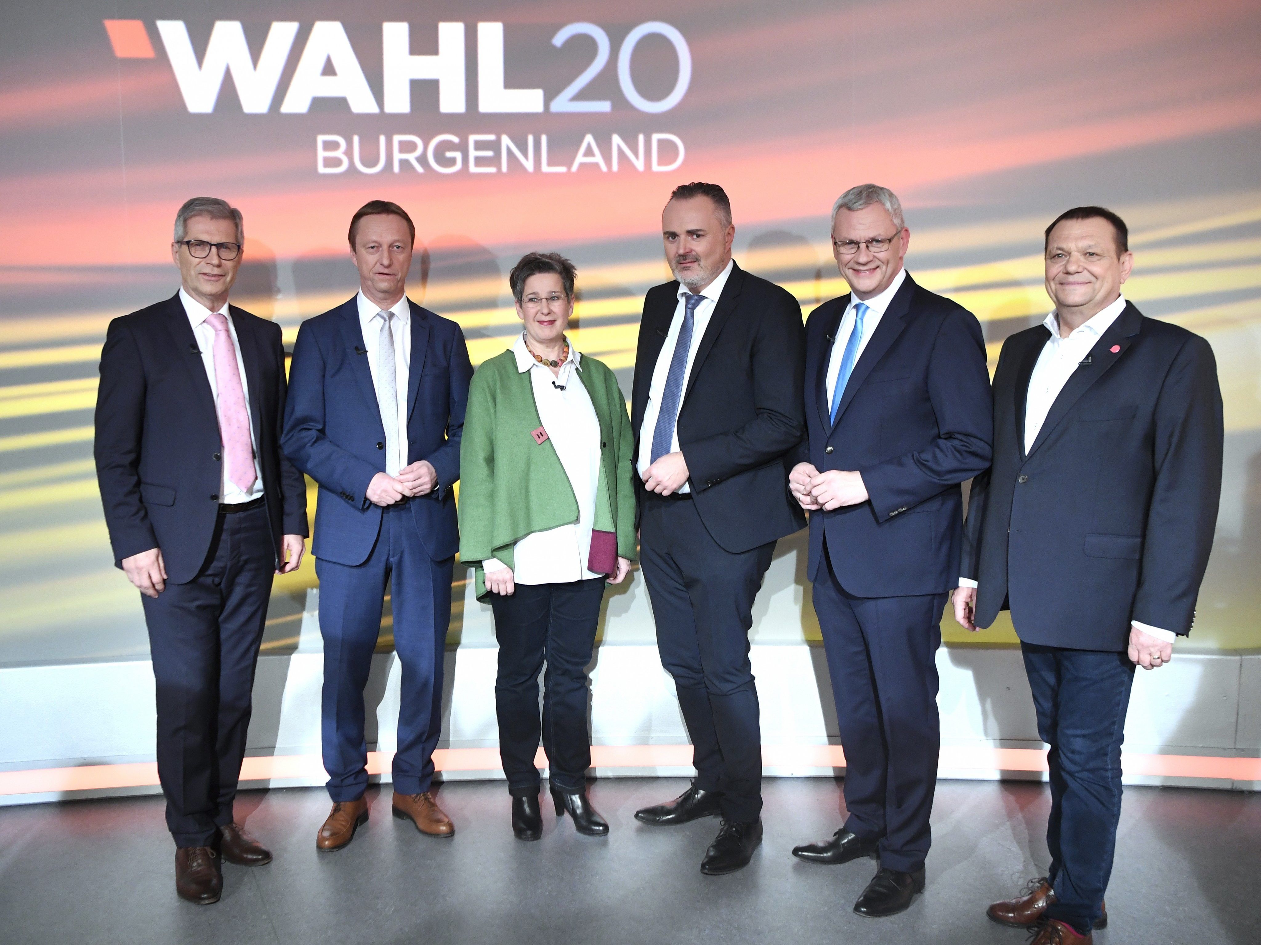 Die Spitzenkandidaten zur Landtagswahl im Burgenland 2020.