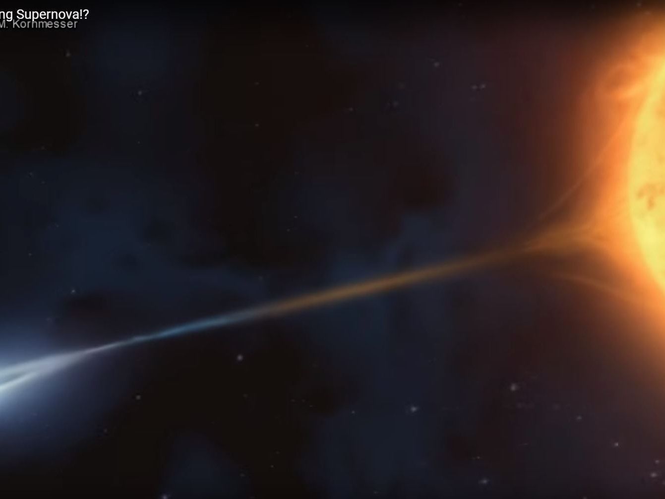 Die hellste Supernova aller Zeiten.