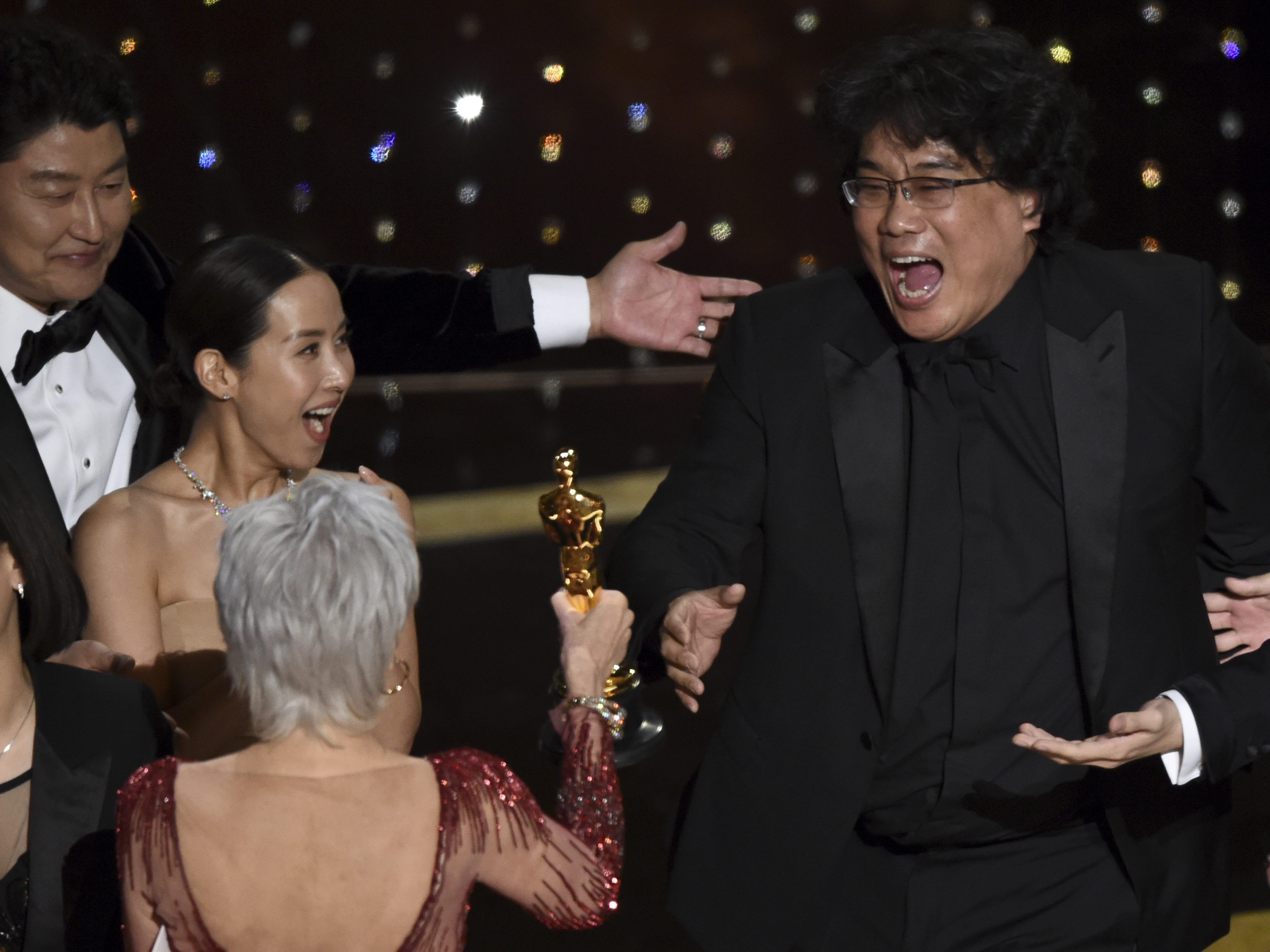 "Parasite" als froßer Überraschungssieger bei den Oscars 2020.