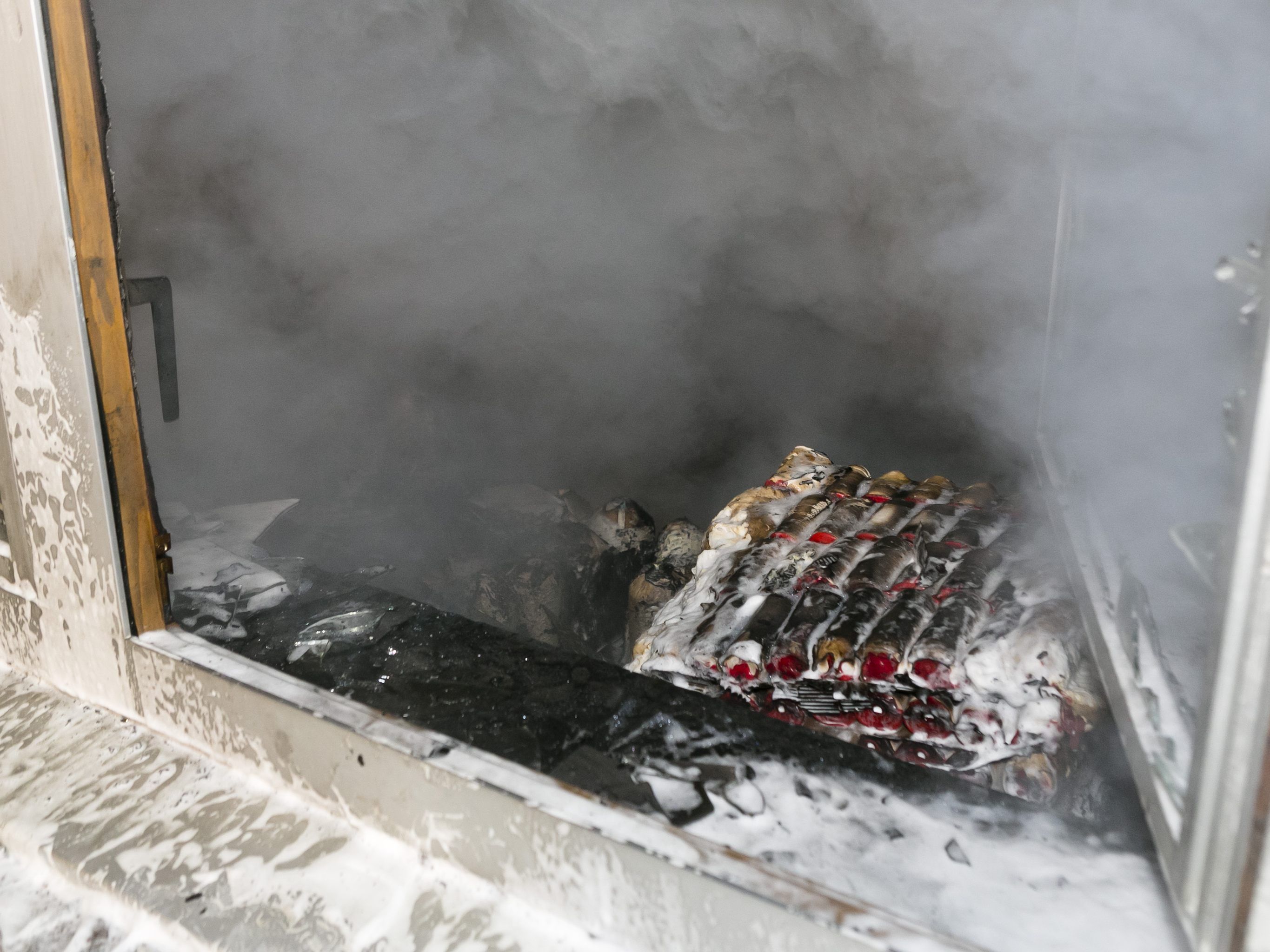 Brand in Lustenauer Stickerei