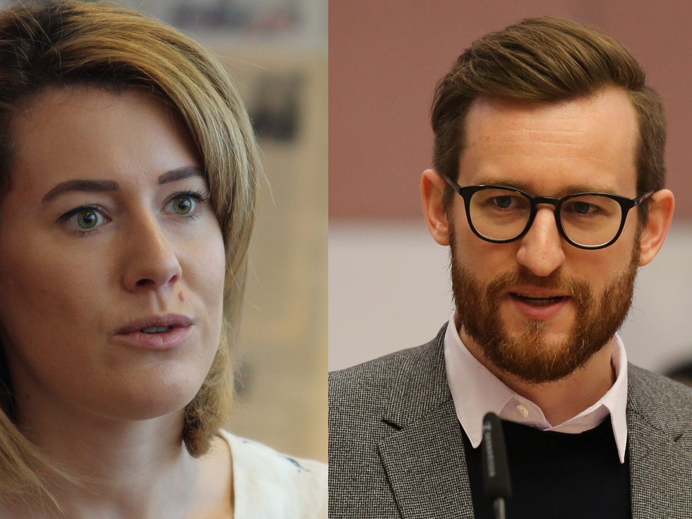 Claudia Gamon und Johannes Gasser (beide NEOS) bringen einen Antrag zu den Kälbertransporten im EU-Parlament ein.