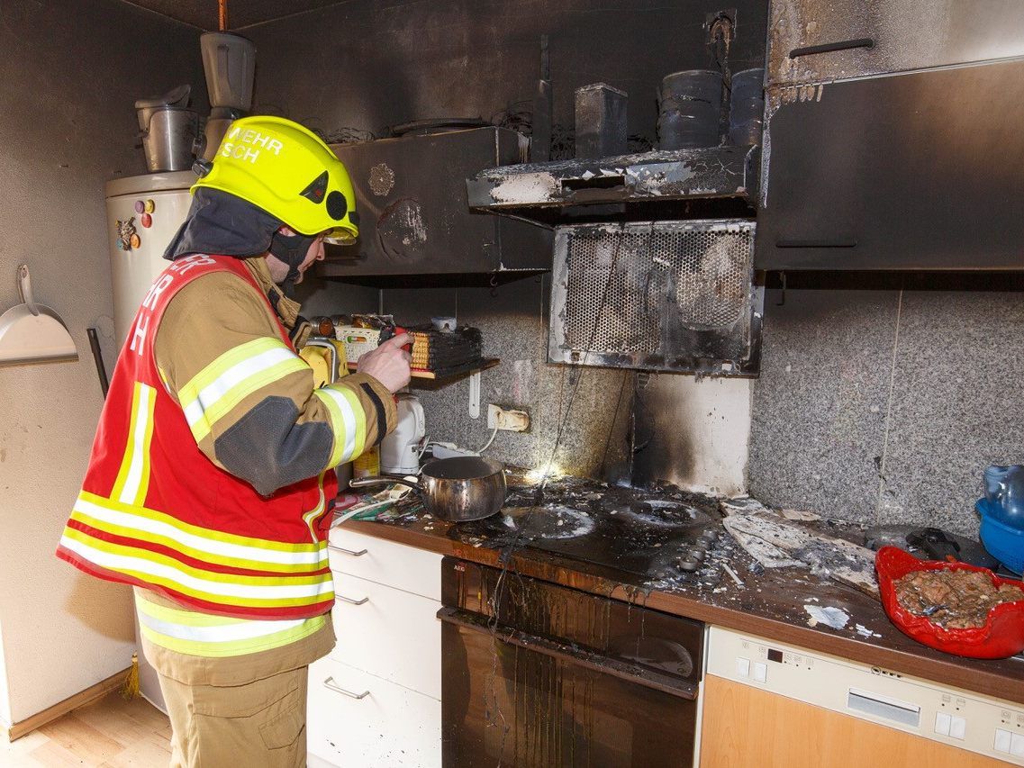 Ein vergessener Kochtopf sorgte für einen Feuerwehreinsatz in Ludesch.