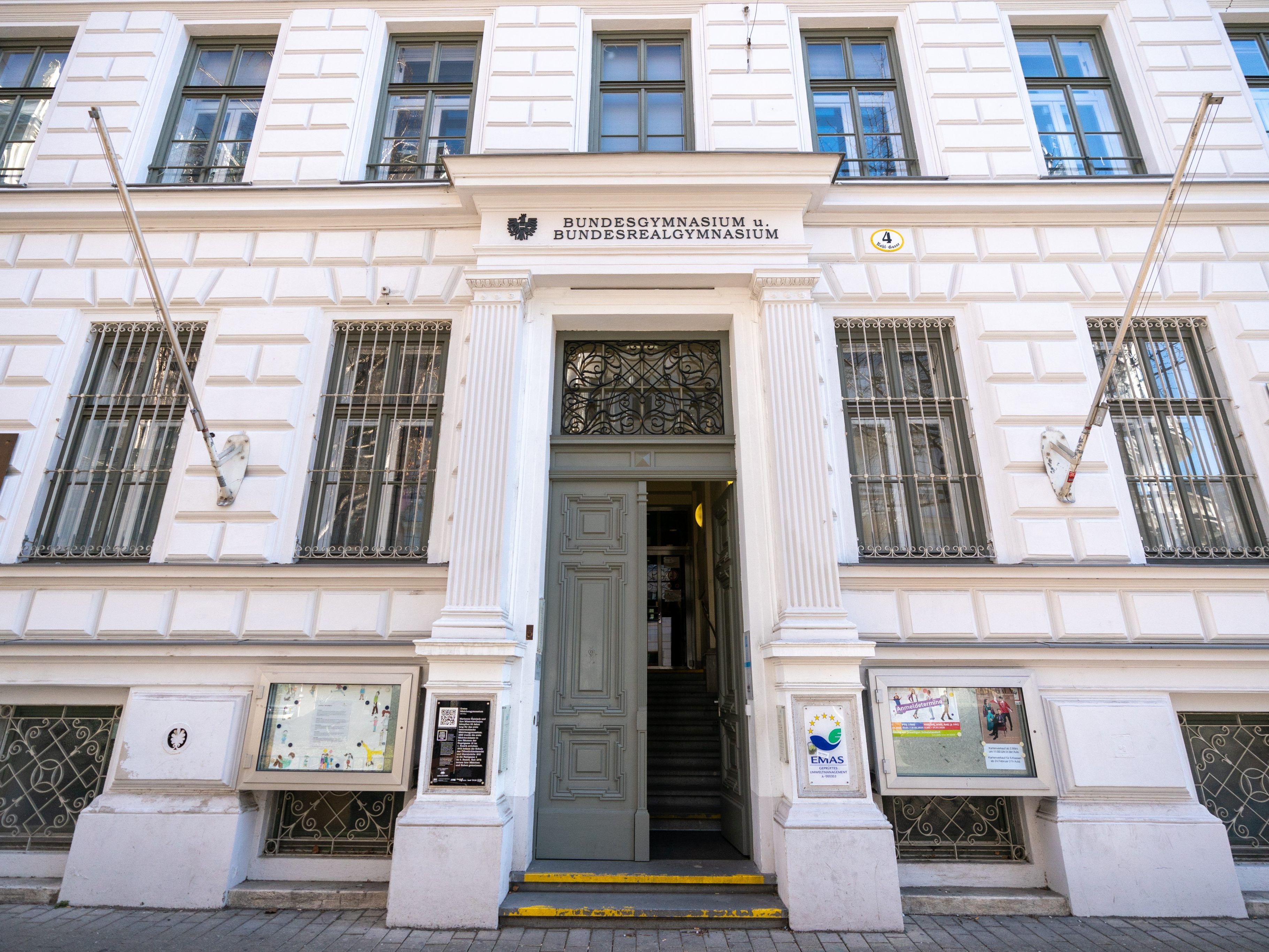 Geöffnet, aber nicht sehr frequentiert: Etwa das Gymnasium in der Rahlgasse in Wien