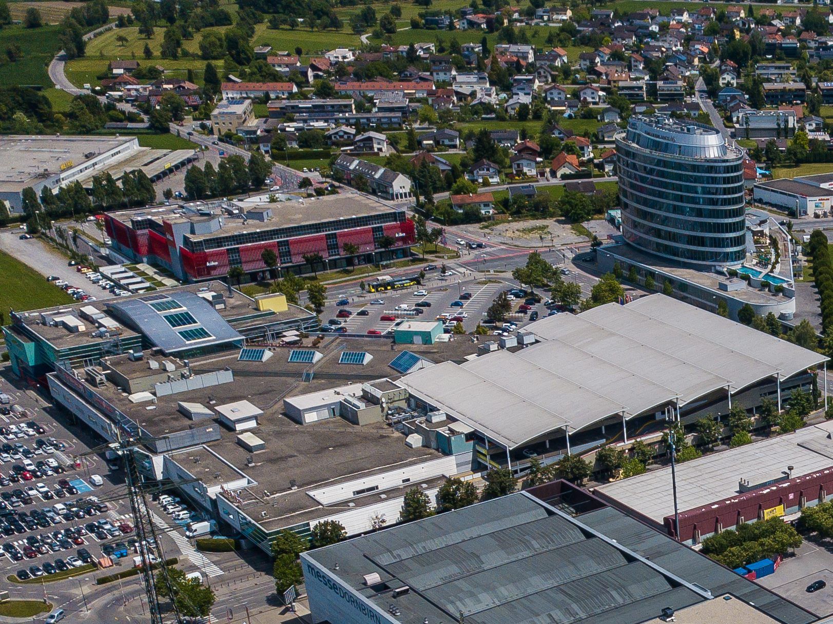 Der Messepark ist kaum durch das Coronavirus betroffen.