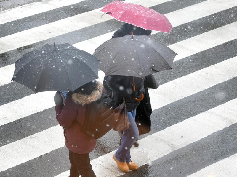 Schneeregen am Samstag, trockener wird es am Sonntag