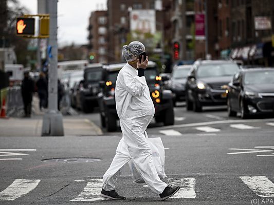 Vor allem New York ist wegen der Corona-Pandemie im Ausnahmezustand