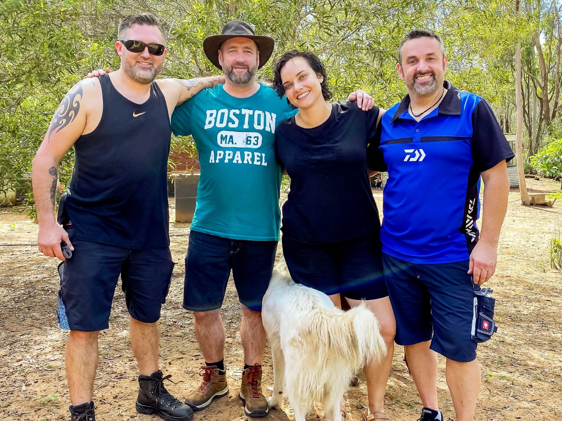Rüdiger, Jörn, Vivien aus Australien, Sebastian
