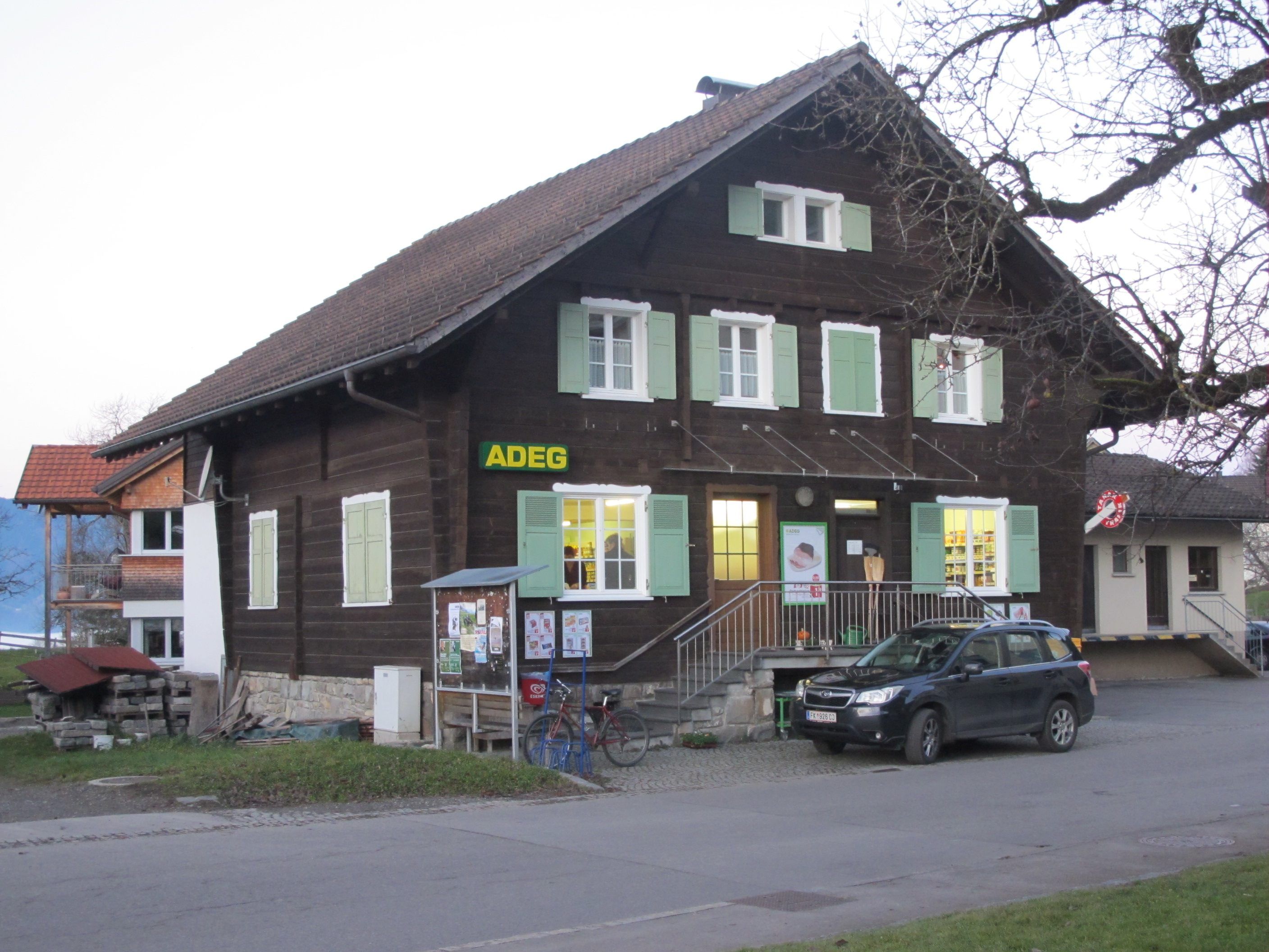 Der Dorfladen in Düns.