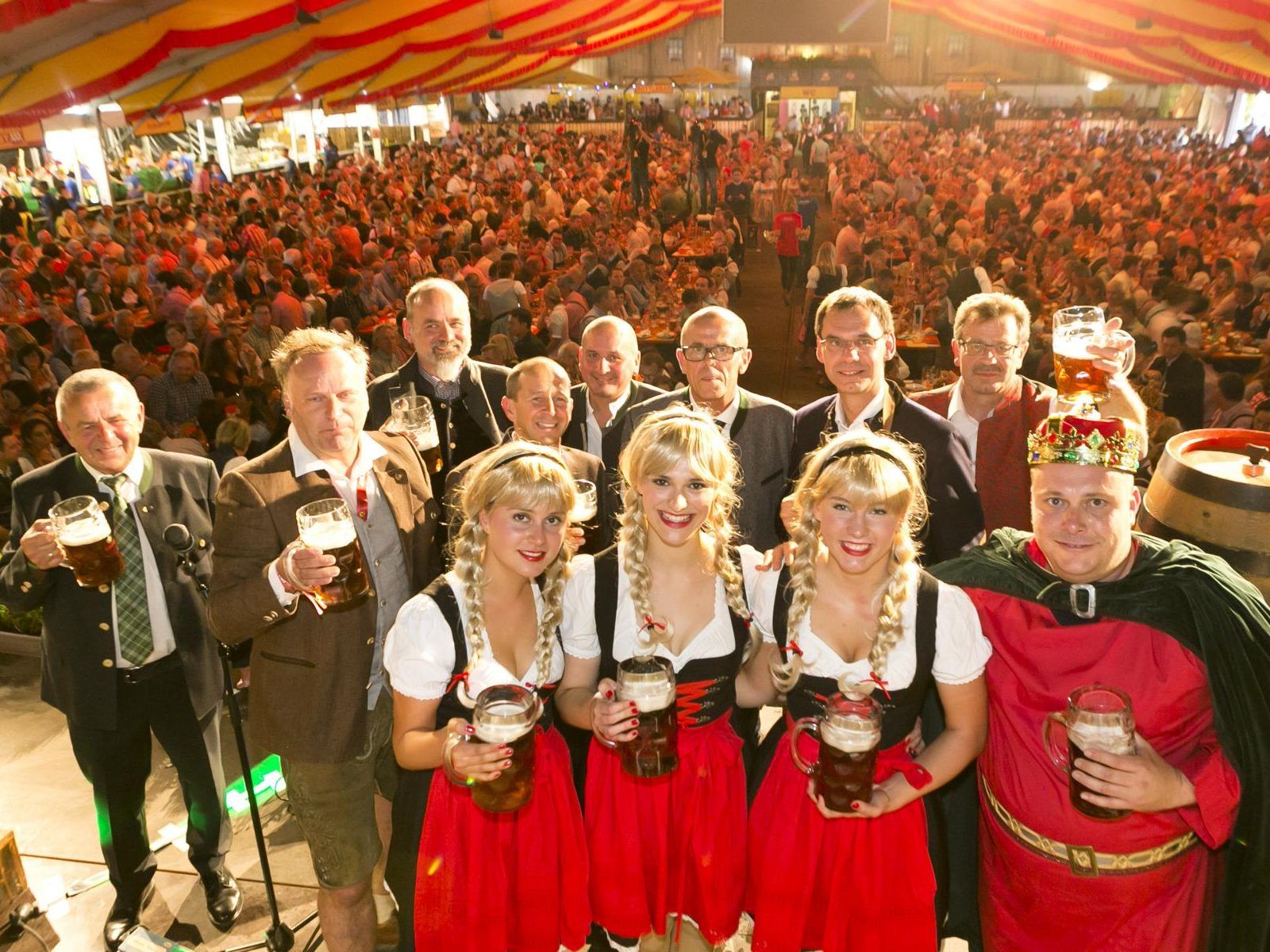 Das Highlight des Bockbierfestes ist der feierliche Fassanstich.
