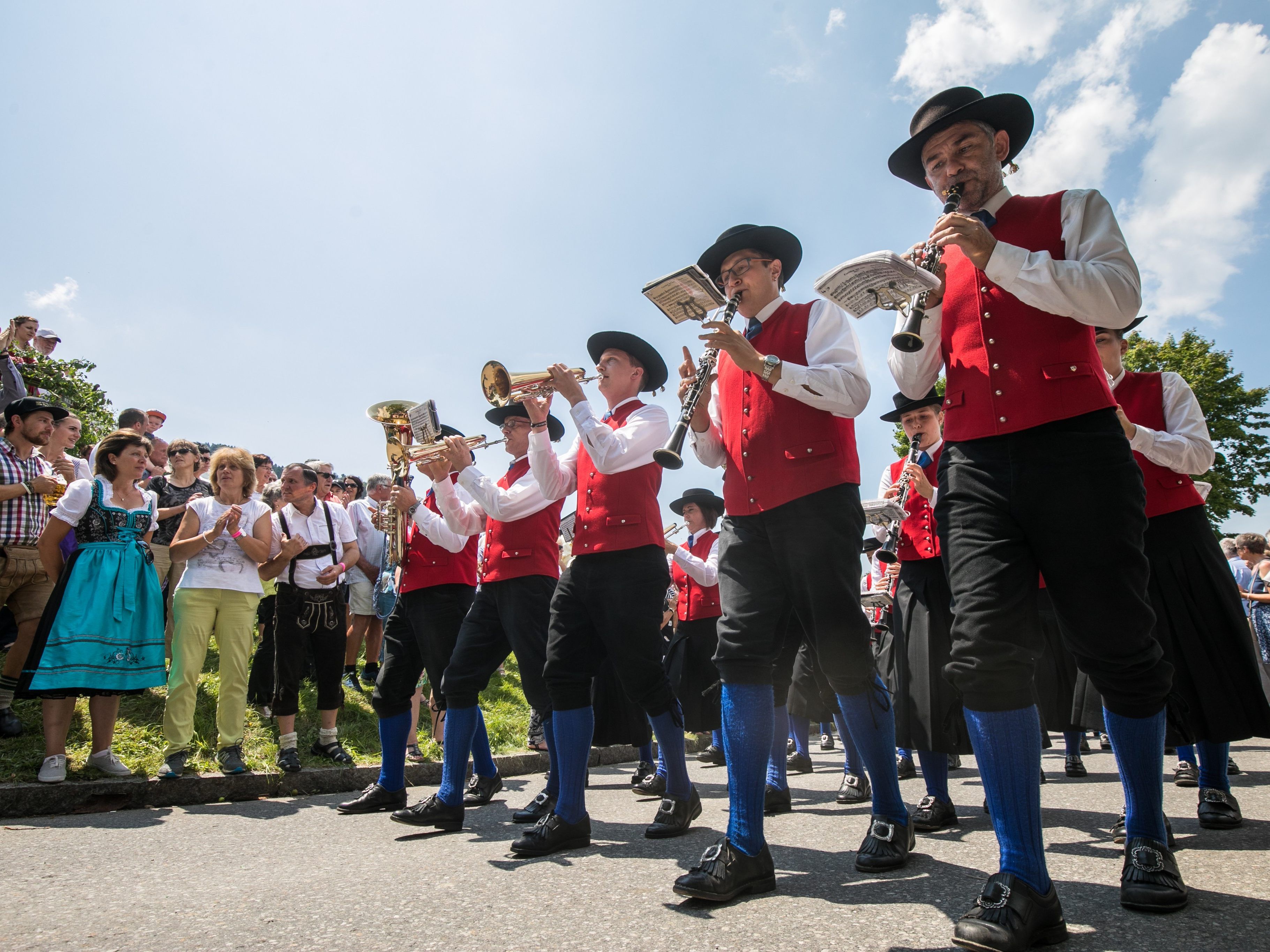 Das Bezirksmusikfest in Buch 2018.