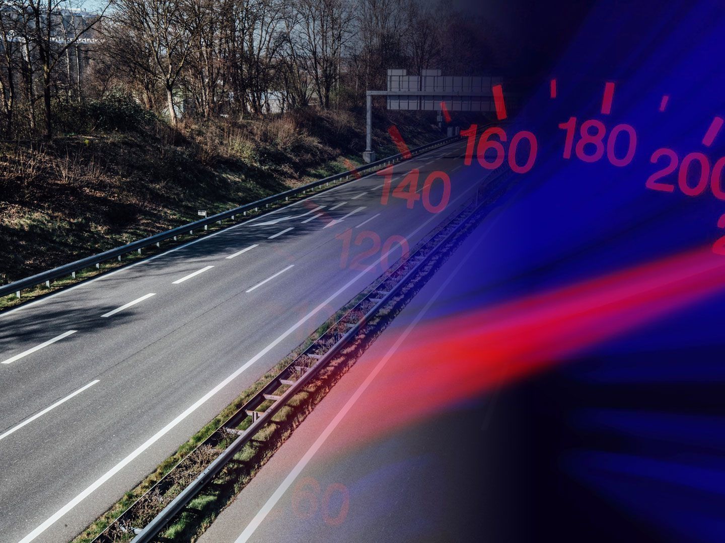Einer der Raser war mit 219 km/h unterwegs.