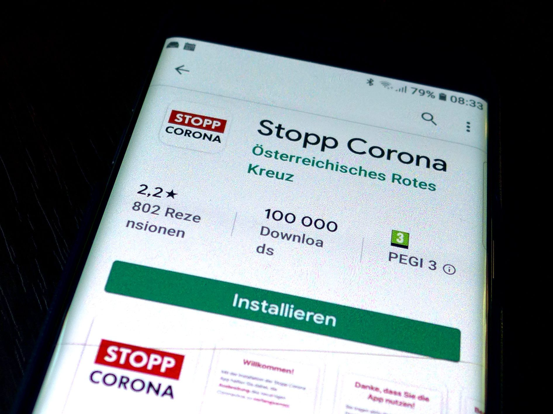 Die ARGE Daten kritisiert die österreichische Stopp-Corona-App.