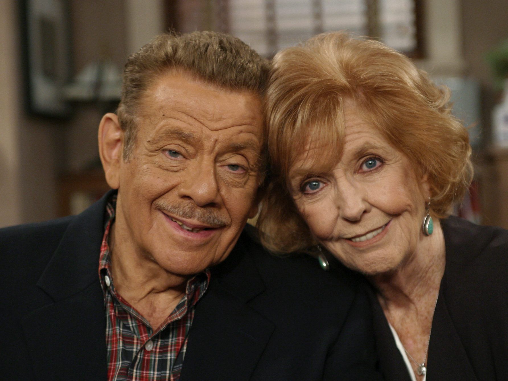 Jerry Stiller und seine Frau Anne Meara am Set von "King of Queens".