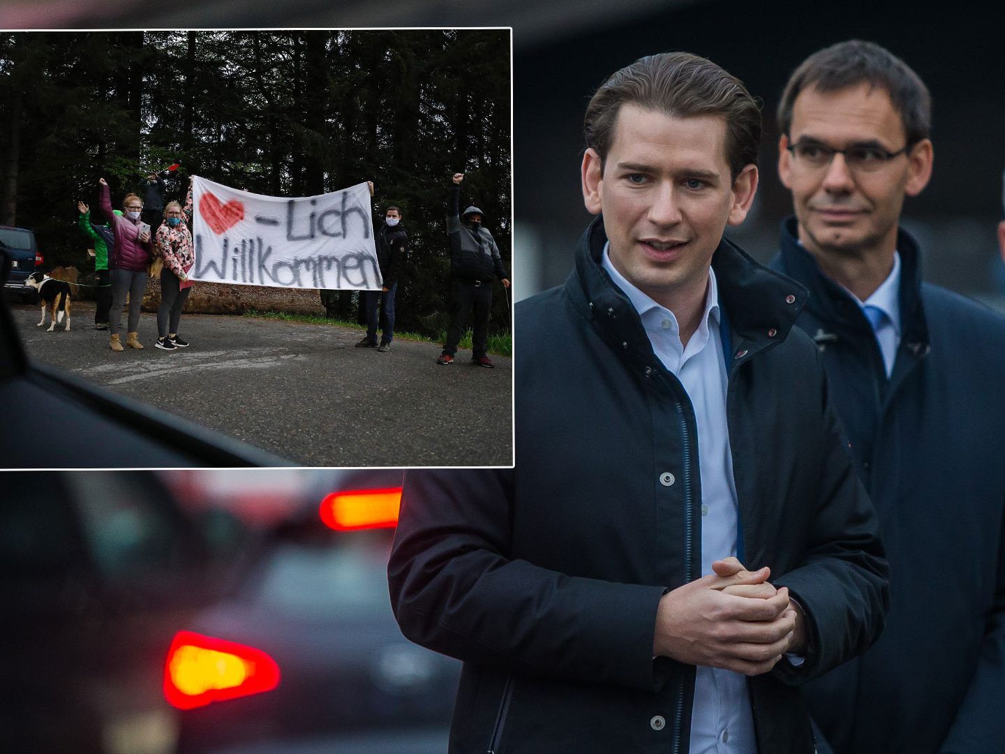 Kanzler Kurz besuchte das Kleinwalsertal.