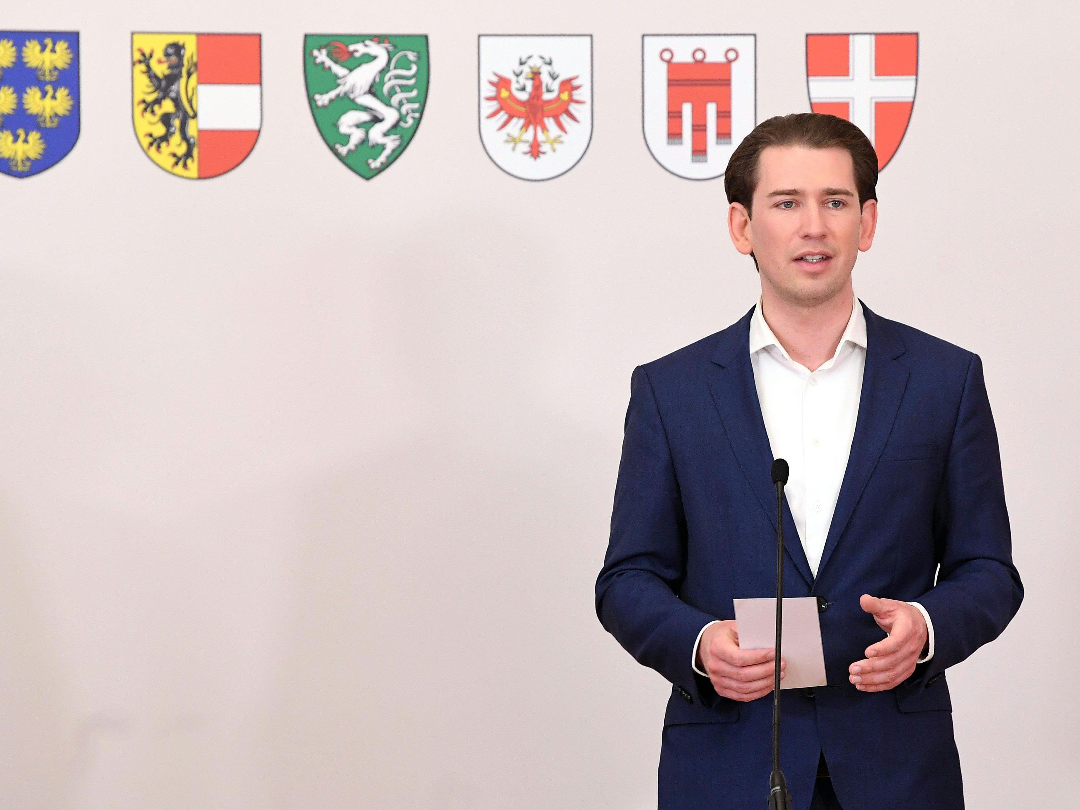 Sebastian Kurz verliert nach seinem Allzeithoch an Zustimmung.