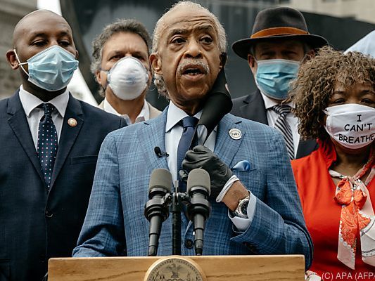 Pastor Al Sharpton hielt Trauerrede für Floyd