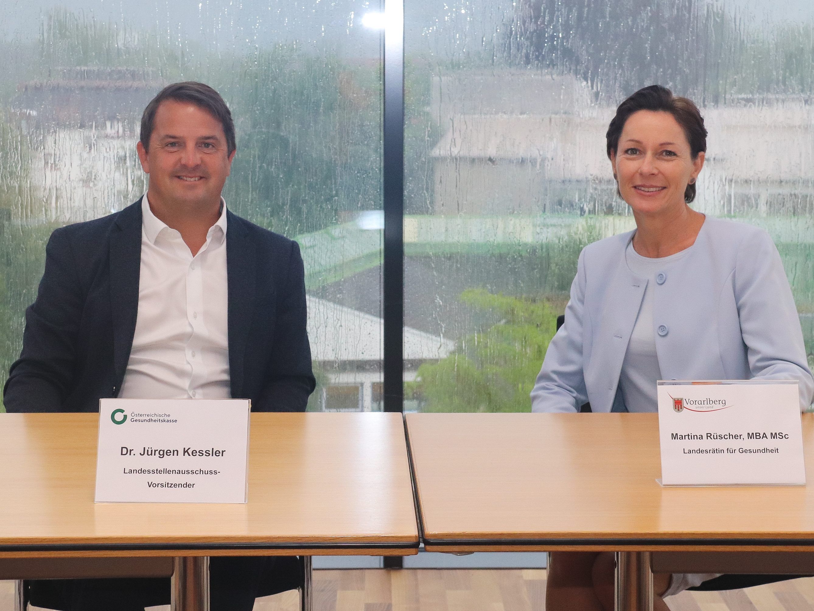 Dr. Jürgen Kessler und LR Martina Rüscher.