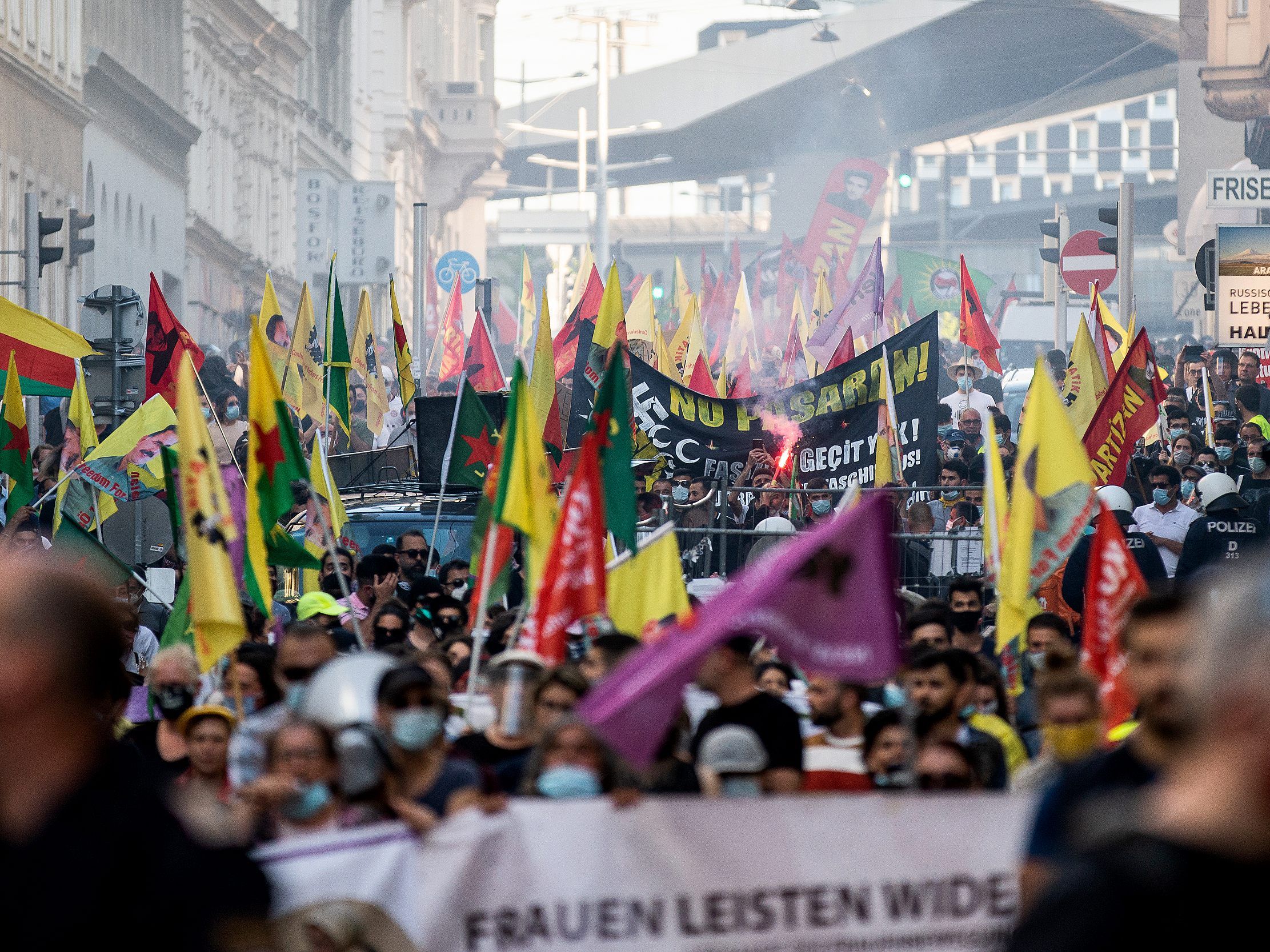 Am Samstag wurde erneut in Wien-Favoriten demonstriert.