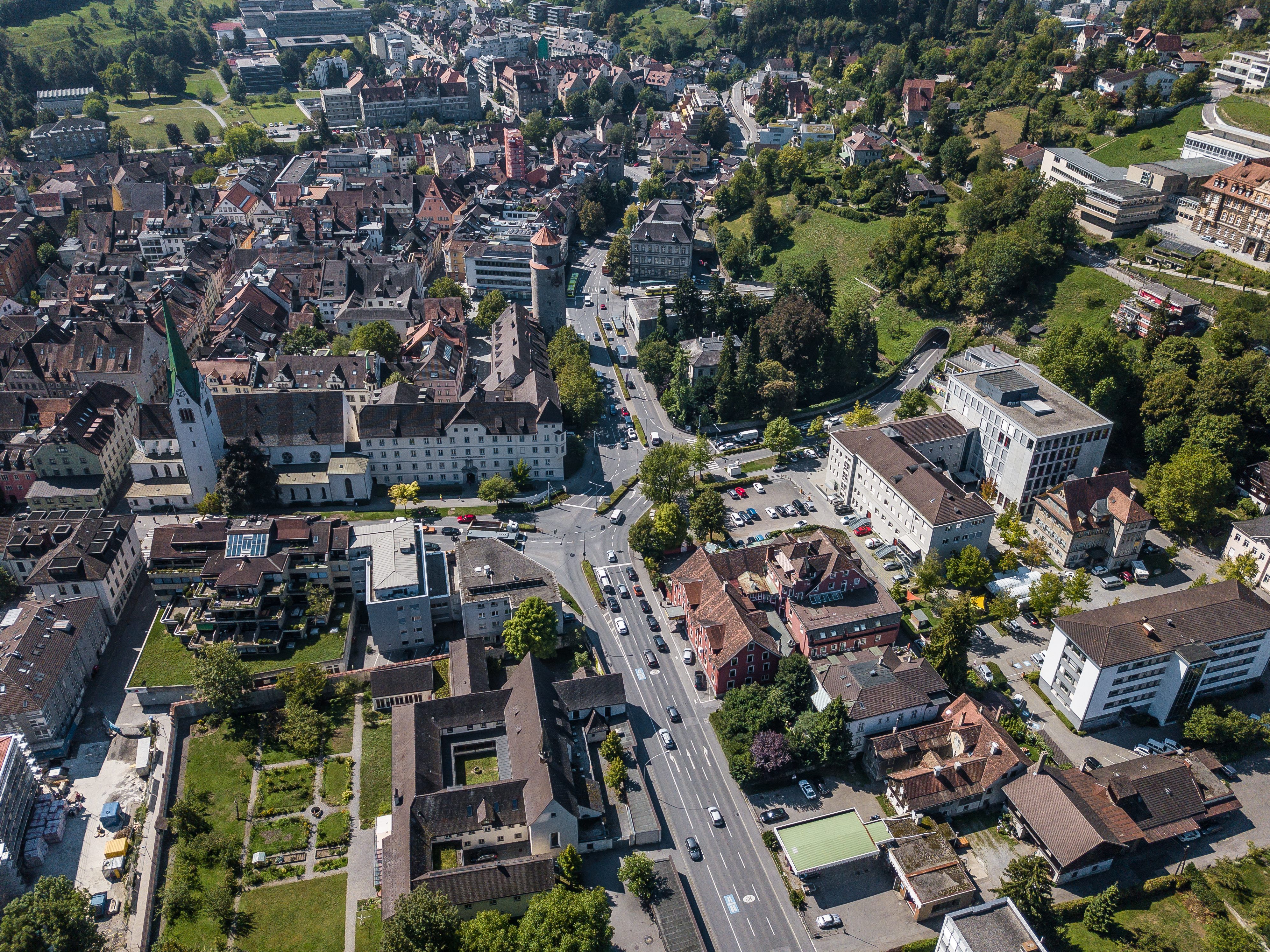 In Feldkirch wurde eine Mörsergranate entdeckt.
