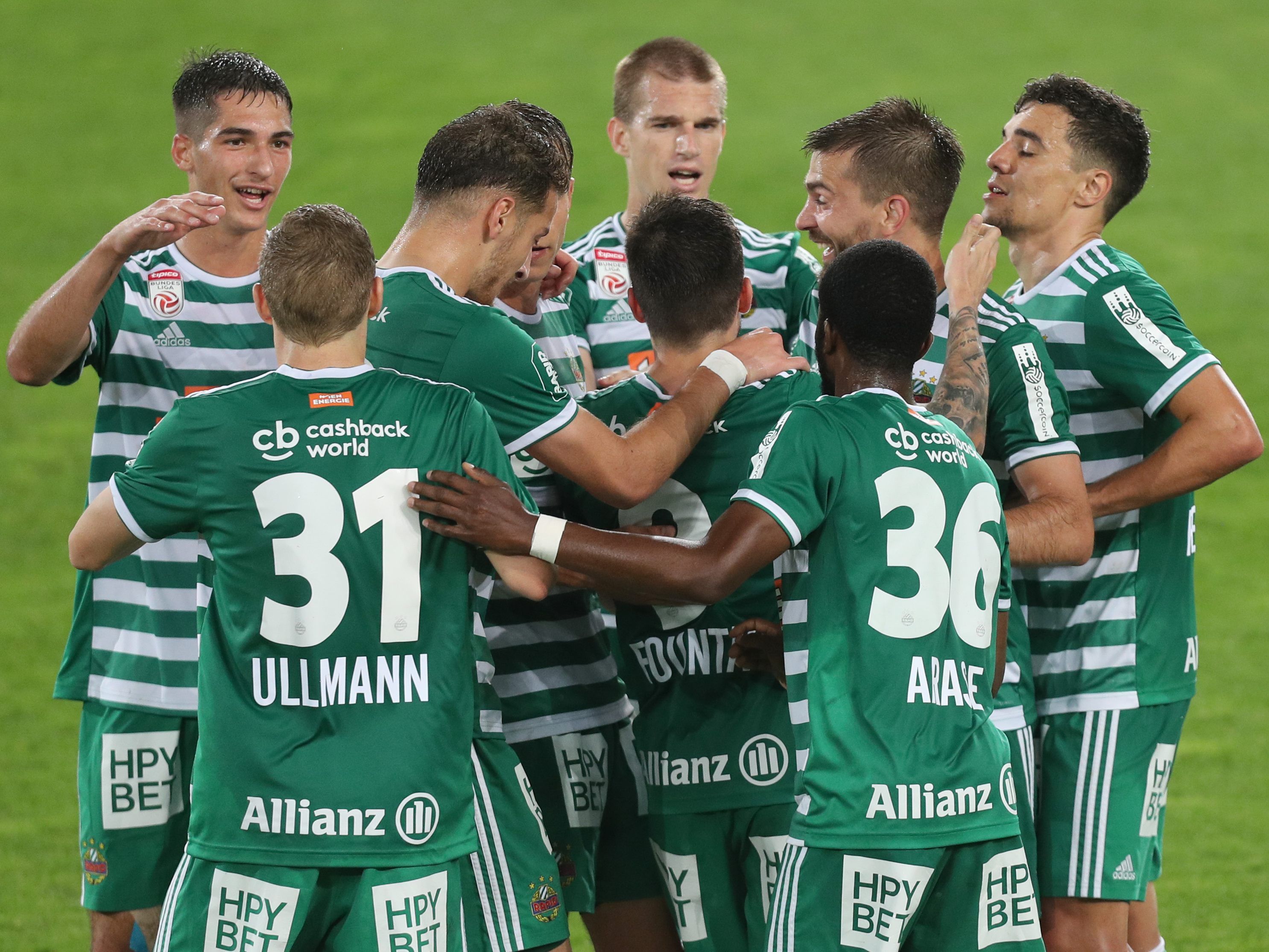 Rapid überzeugte heute gegen den LASK vor allem mit der hohen Effizienz.
