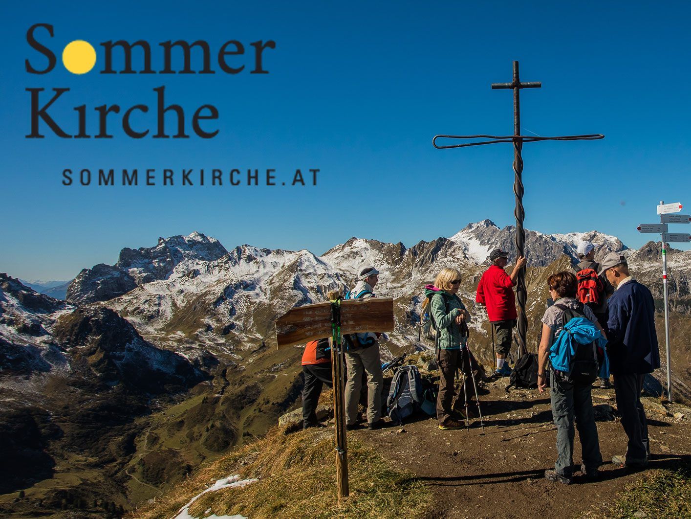 Vom Carl-Lampert-Kreuz am Kreuzjoch ist neben der Einsicht auch die Aussicht bemerkenswert.