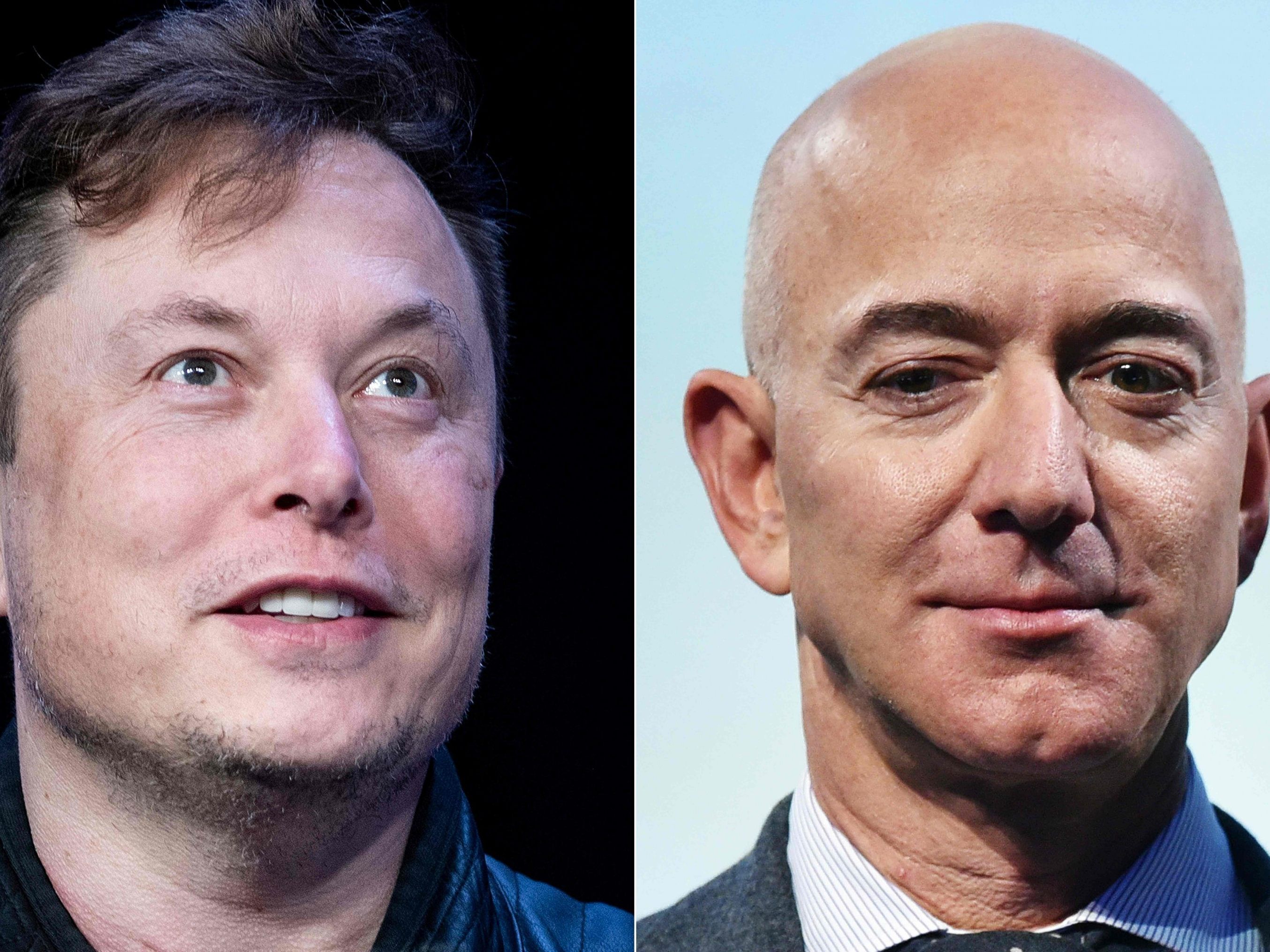 Vier der zahlreichen berühmten Opfer: Bill Gates, Joe Biden, Elon Musk, Jeff Bezos