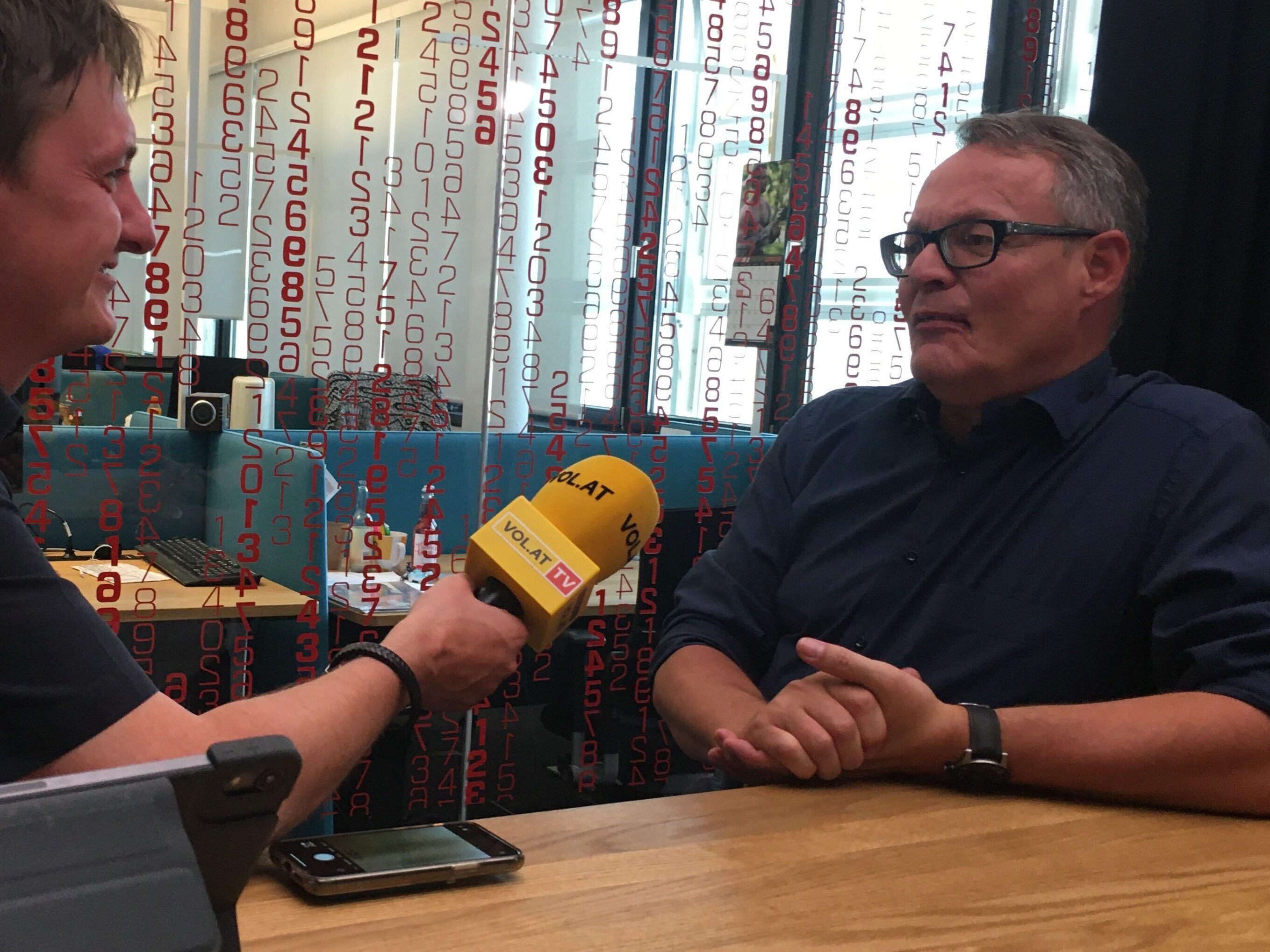 CR Marc Springer mit Christoph Gerster.