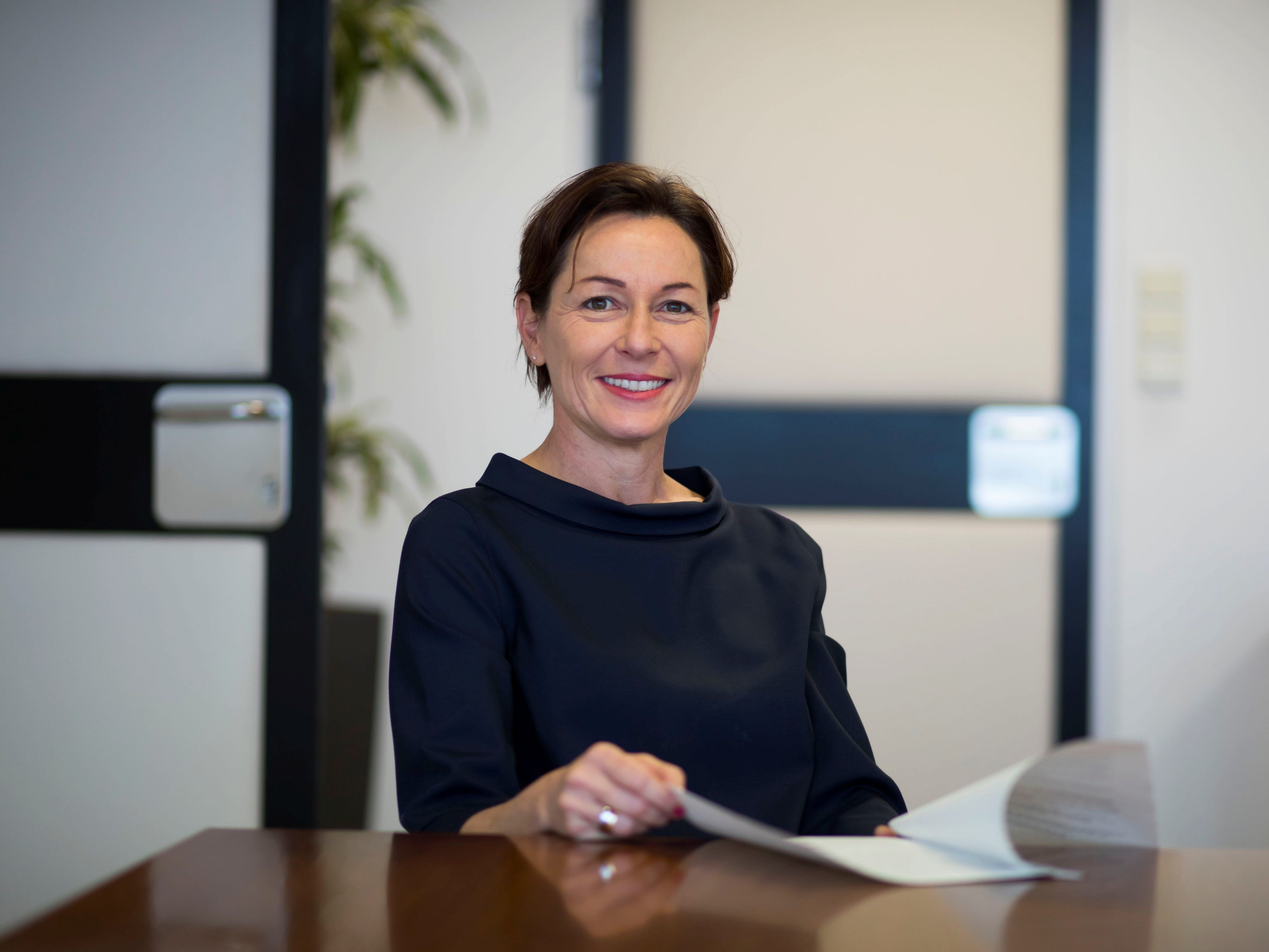 Martina Rüscher will Zuversicht versprühen.