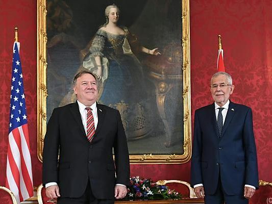 Van der Bellen empfing Pompeo in der Hofburg