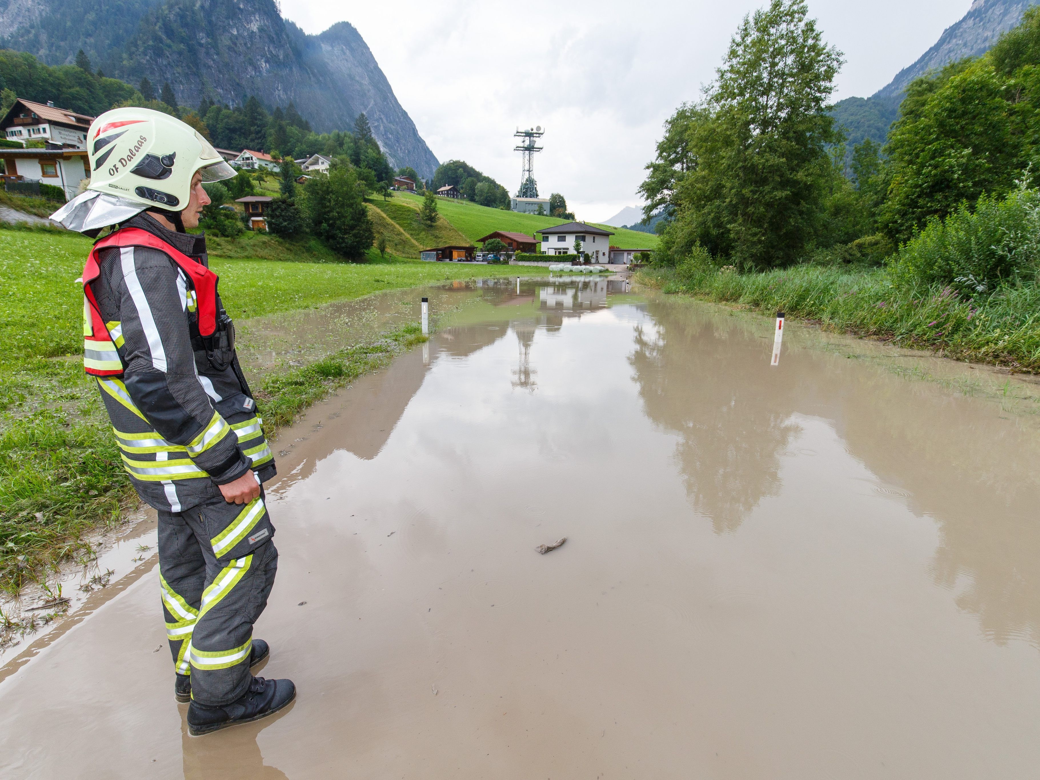 Auch in Dalaas war die Feuerwehr im Einsatz.