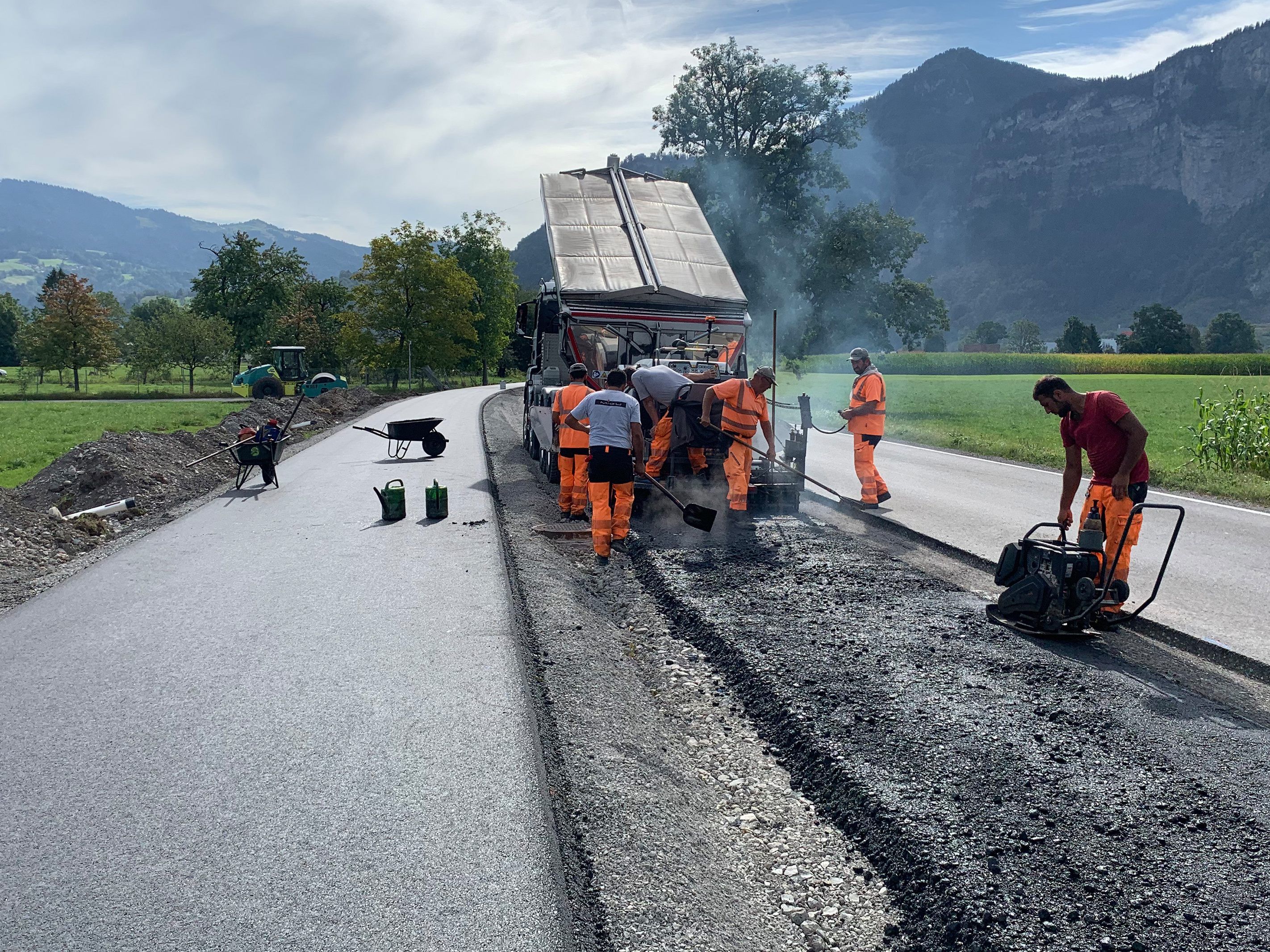 Der erste Abschnitt konnte schon fast abgeschlossen werden.