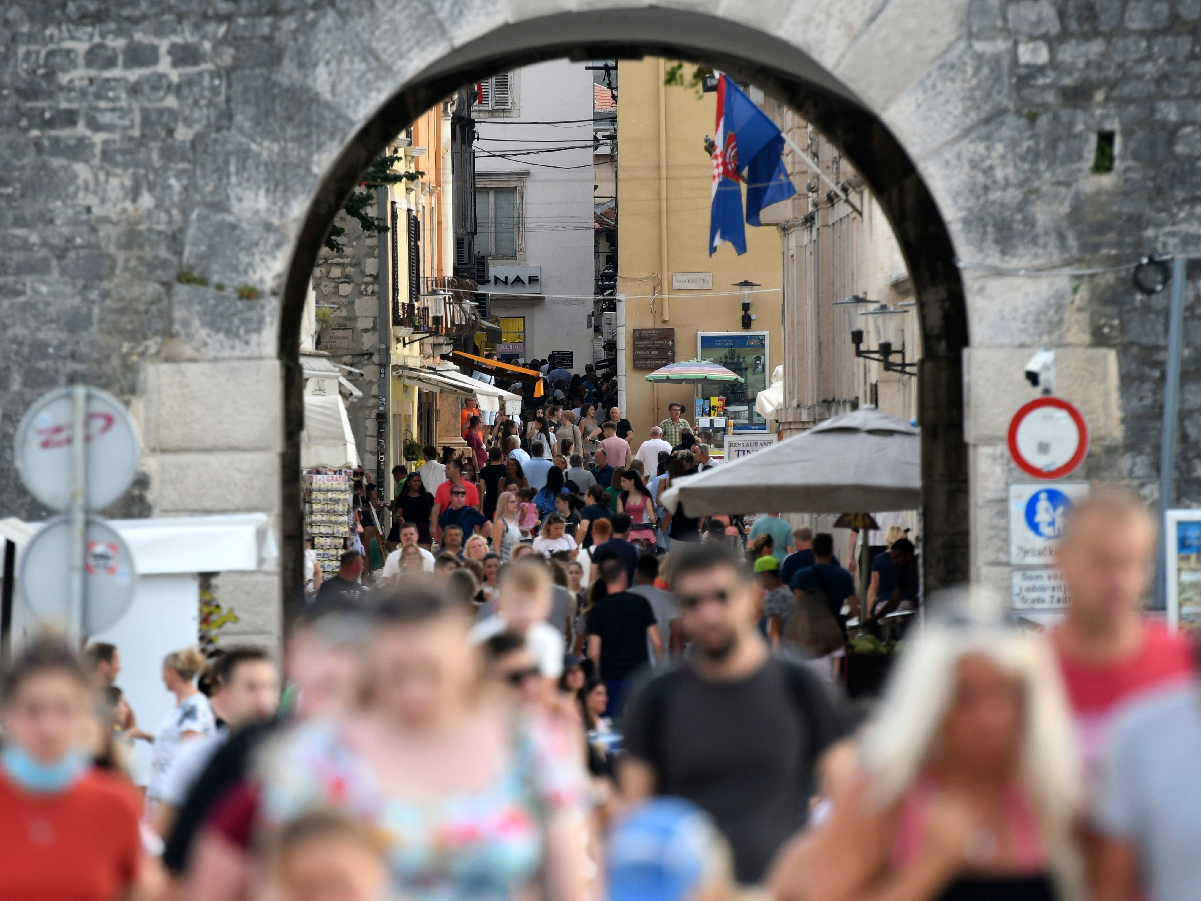 Kroatien-Urlauber aus Österreich schildern einen laschen Umgang mit dem Coronavirus.