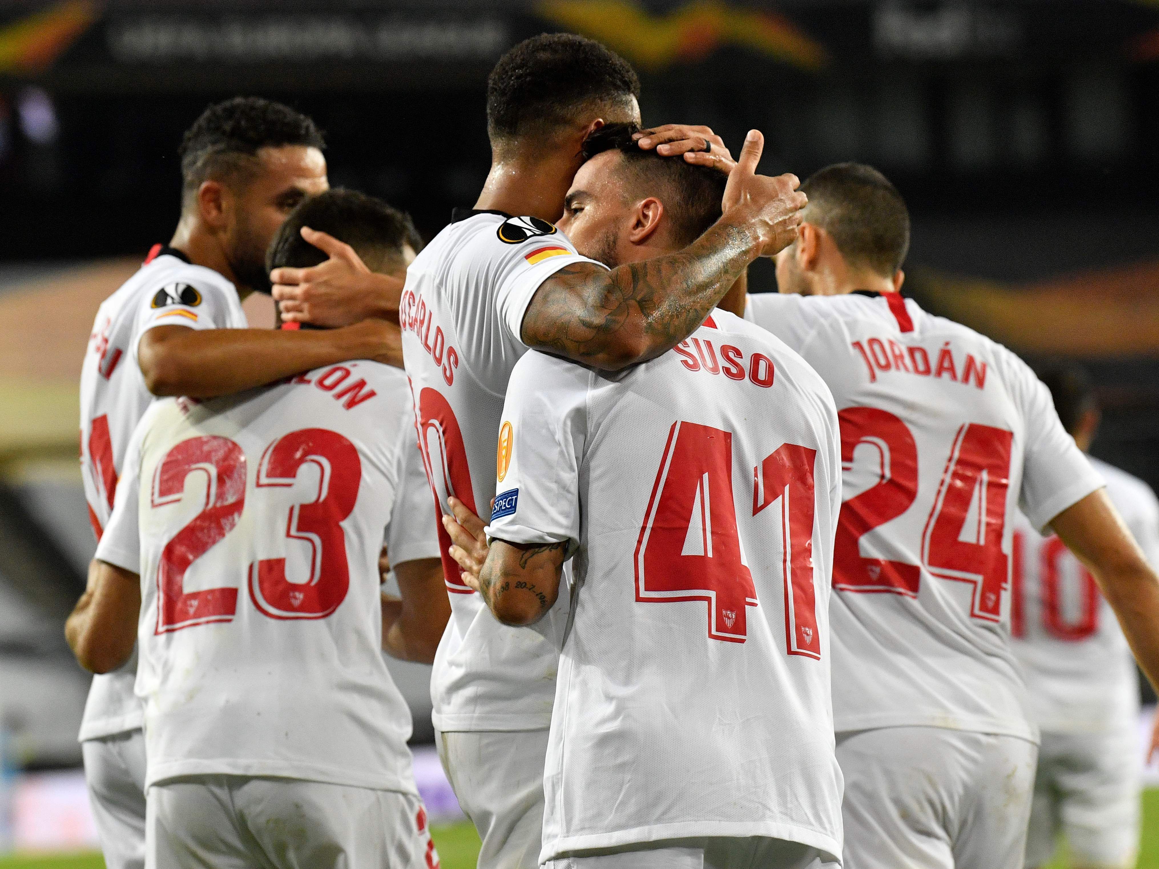 Sevilla jubelte nach einem frühen Rückstand noch über den Einzug in das EL-Finale.