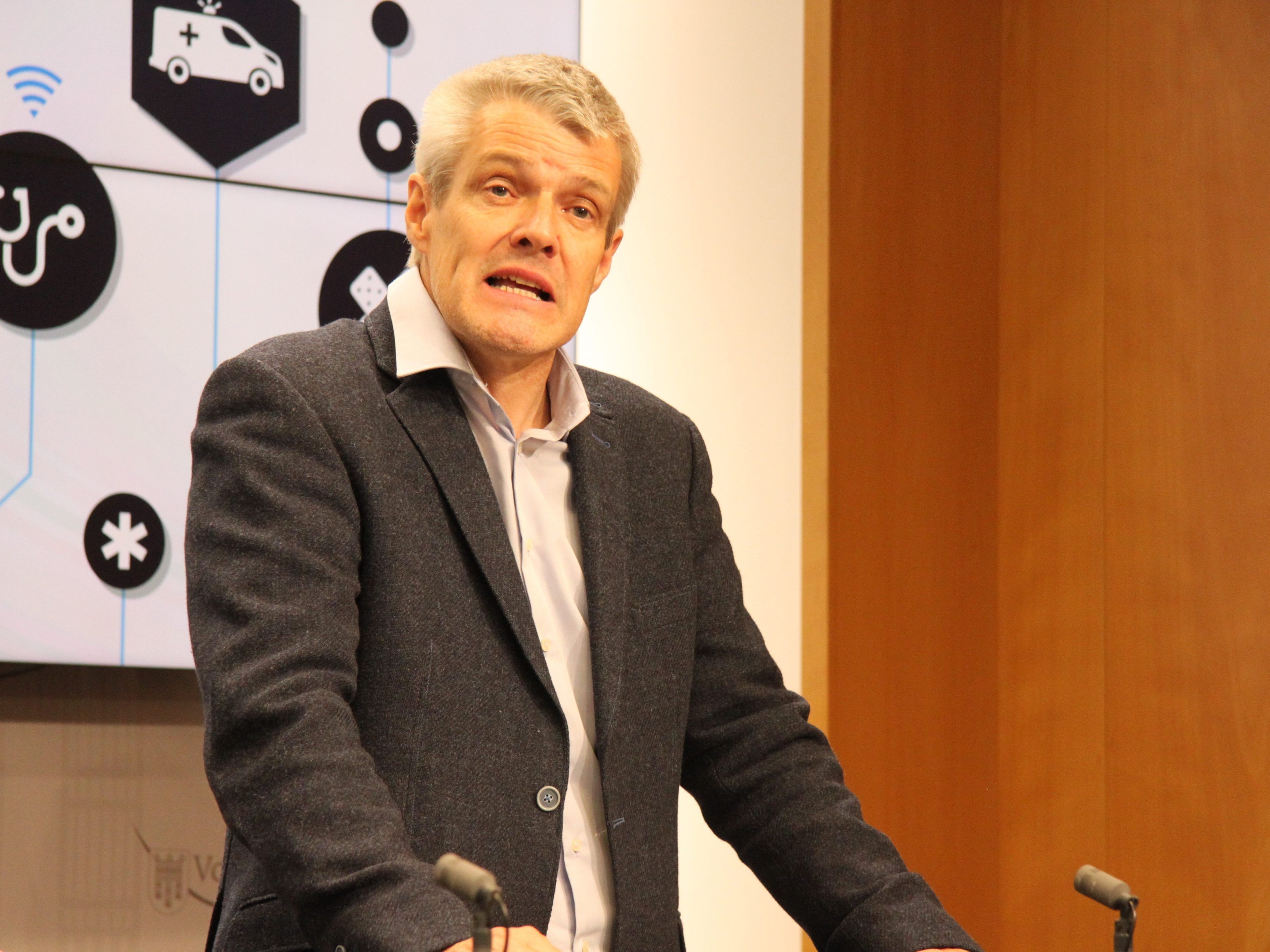 Landessanitätsdirektor Wolfgang Grabher.