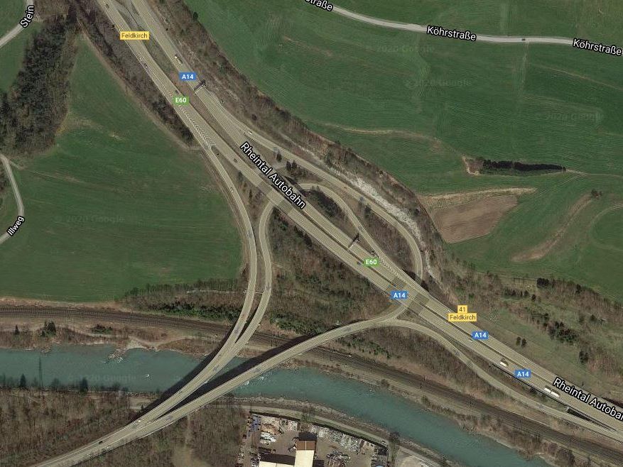 Die Anchlussstelle Frastanz Feldkirch/Frastanz wird die nächsten Monate saniert.