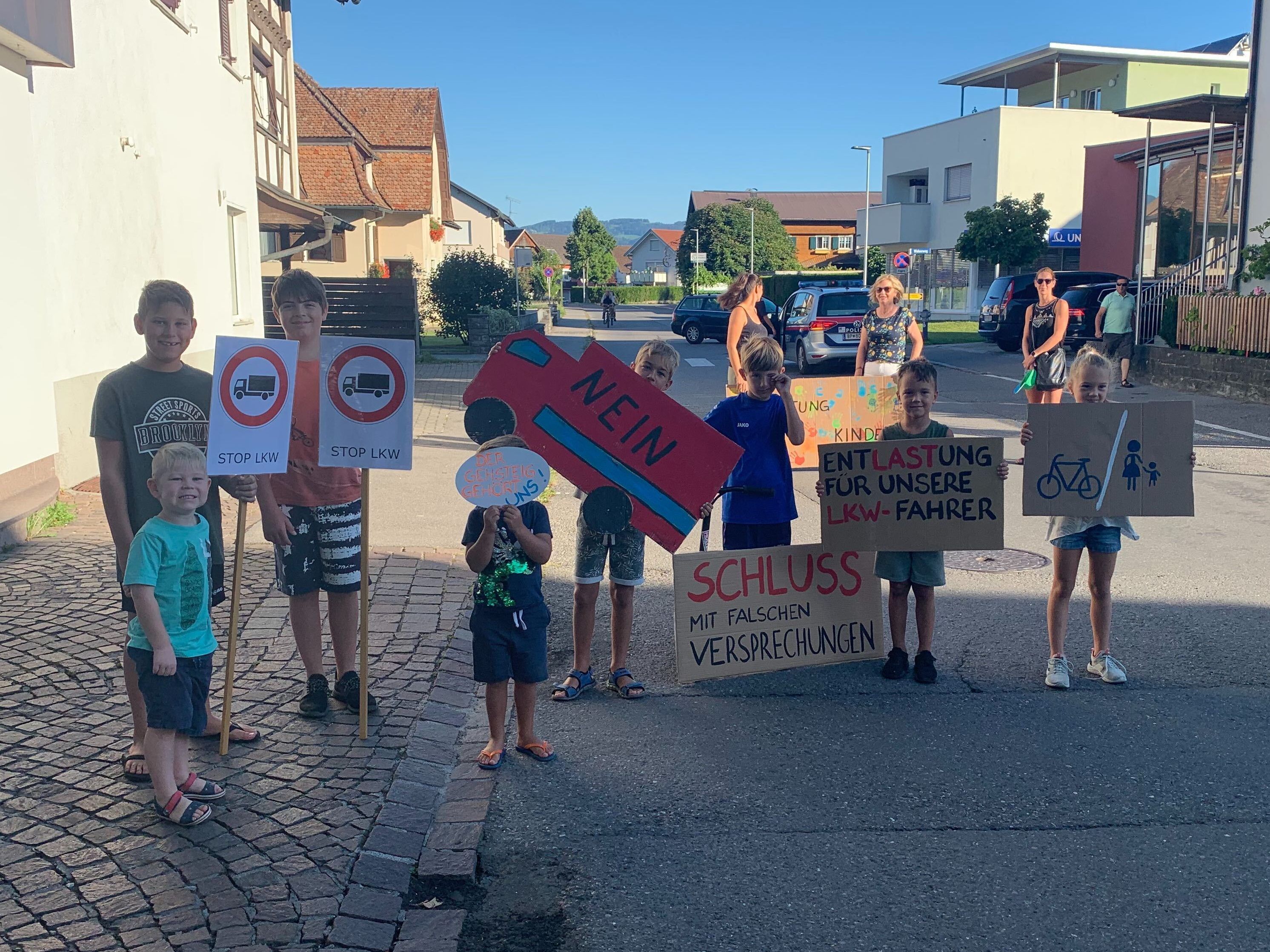 Anrainer protestieren