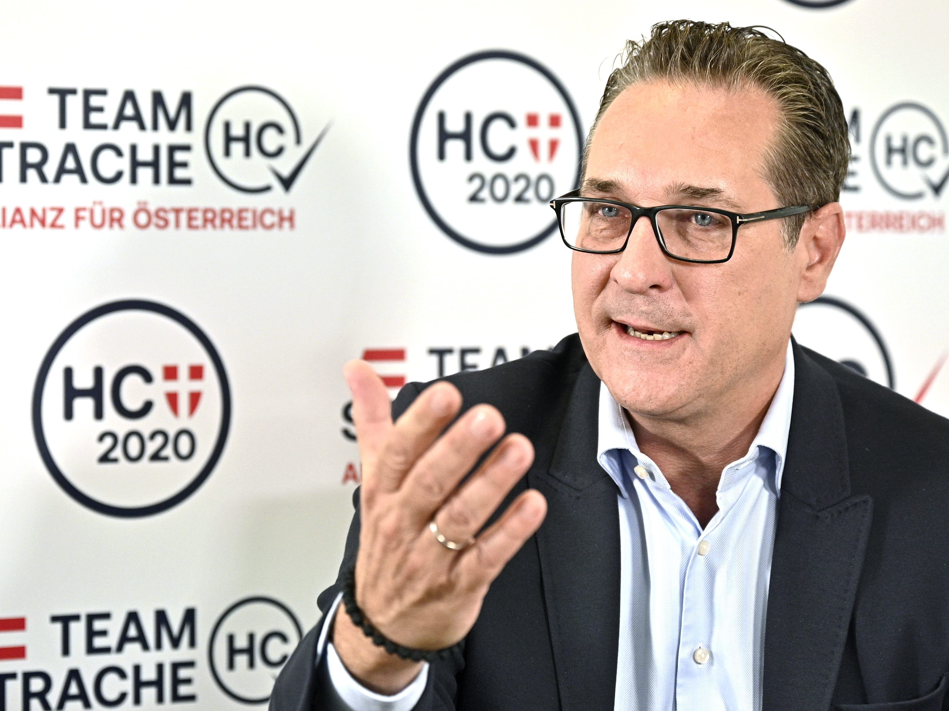 Strache tritt mit seinem Team HC bei der Wien-Wahl an.