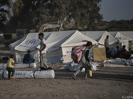 Derzeit wird ein neues Camp aufgebaut