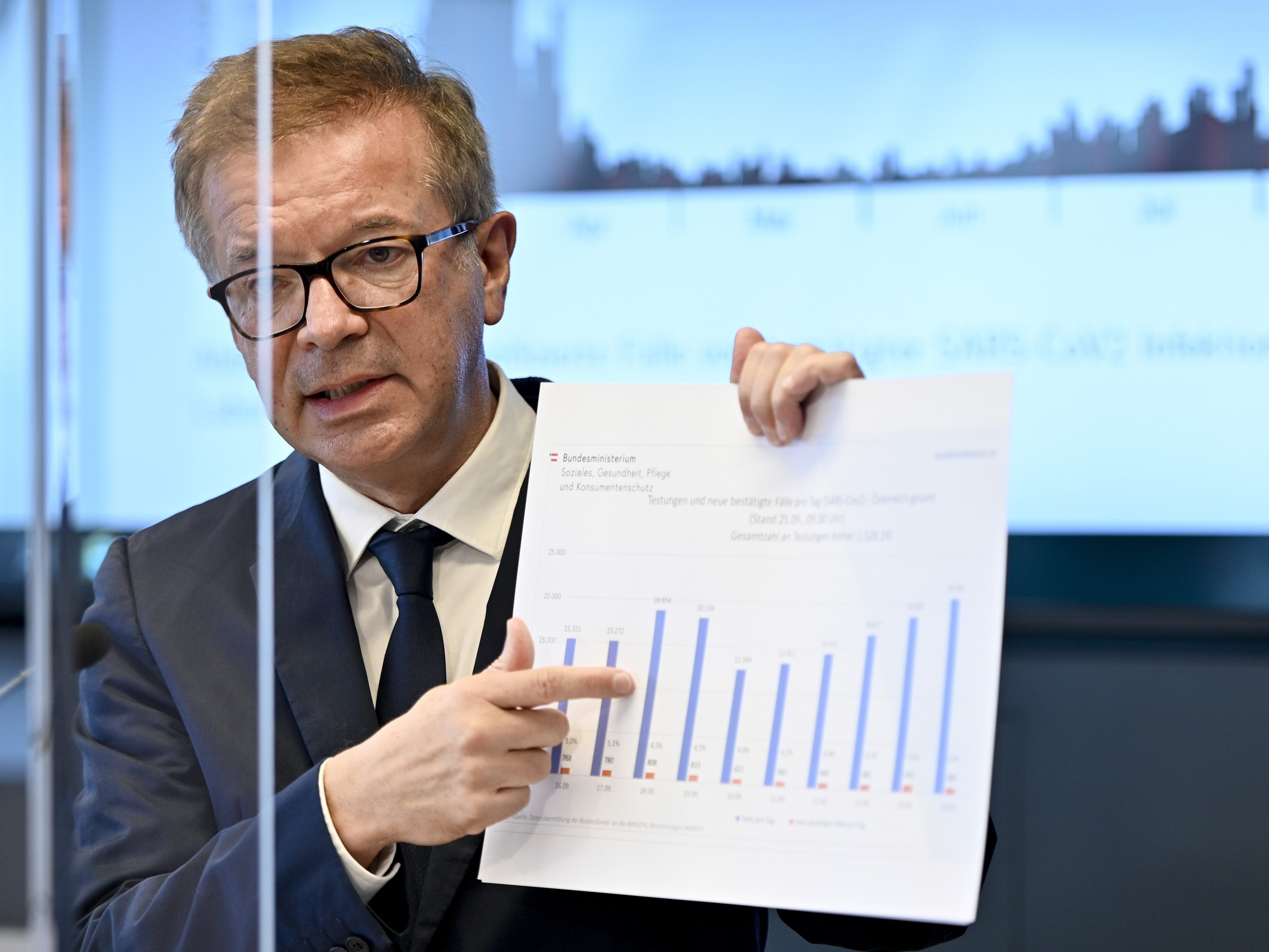 Gesundheitsminister Rudolf Anschober