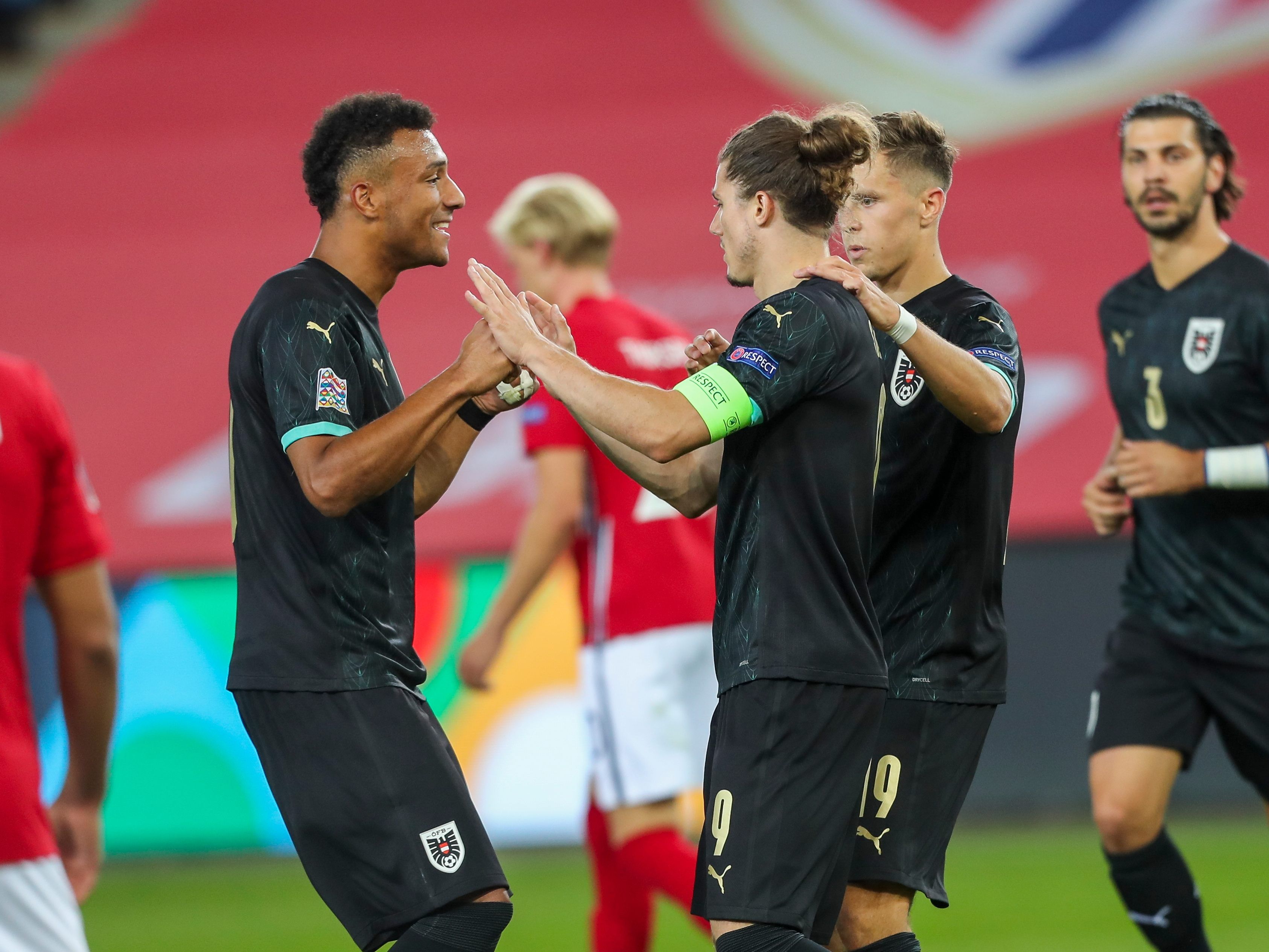 Die Österreicher jubelten über einen perfekten Start in die Nations League.