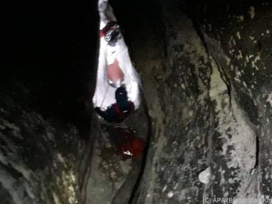 Die Bergretter mussten ihren Einsatz am Abend abbrechen