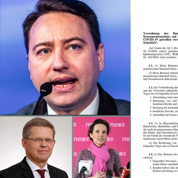 FPÖ, SPÖ und NEOS schießen sich auf Türkis-Grün ein