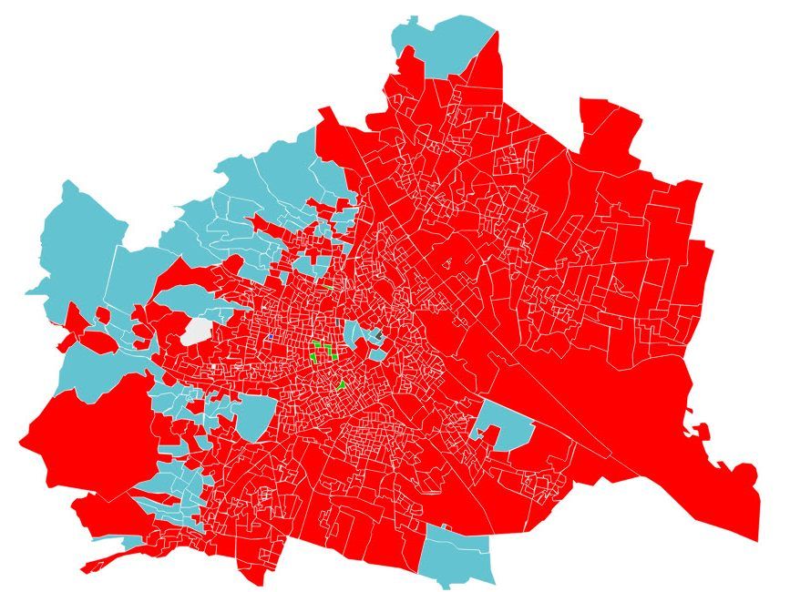 Die Bezirksergebnisse der Wien-Wahl 2020 im Detail.