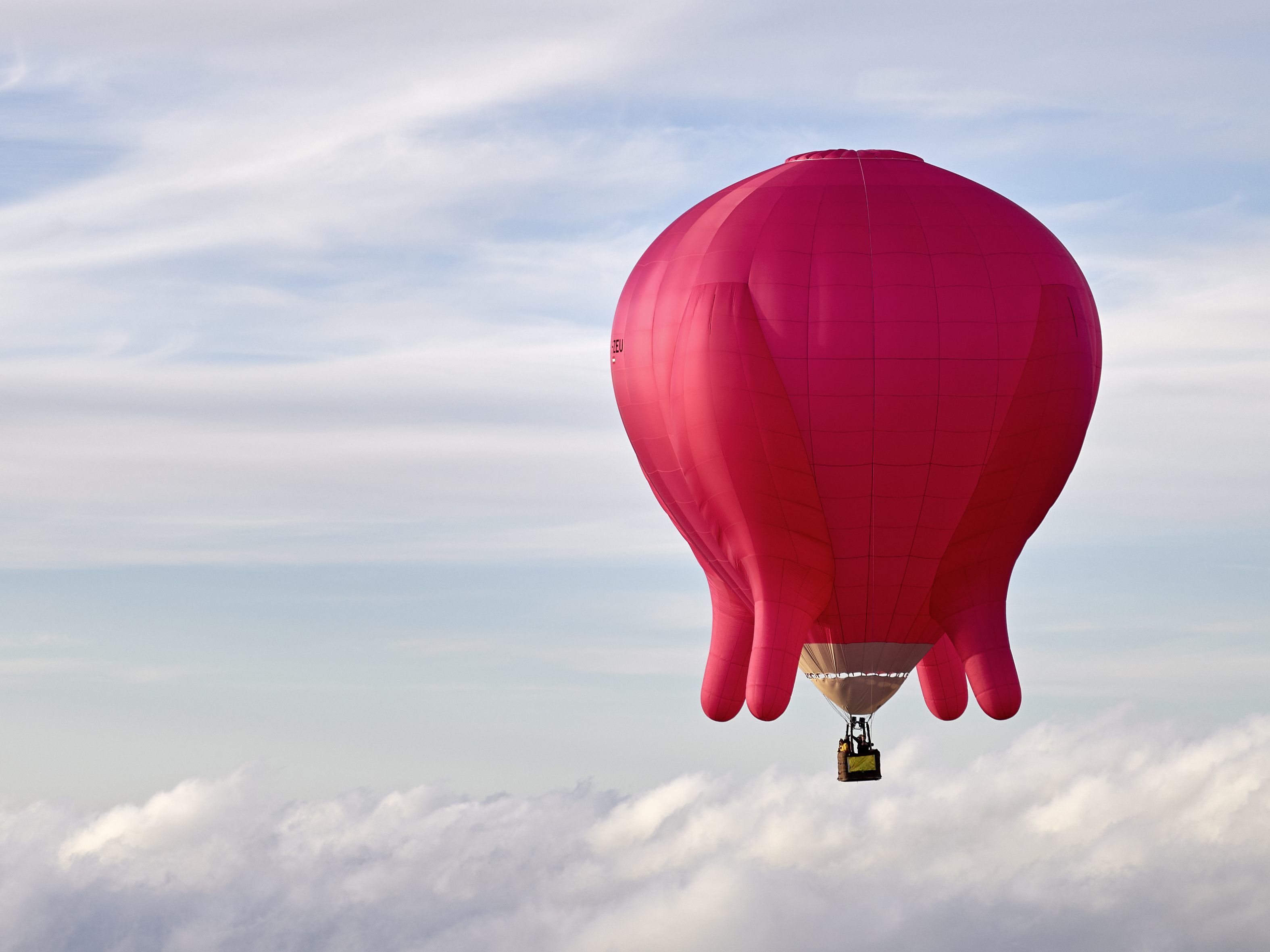 Bei Schönwetter wird der Ballon in Wien zu sehen sein.